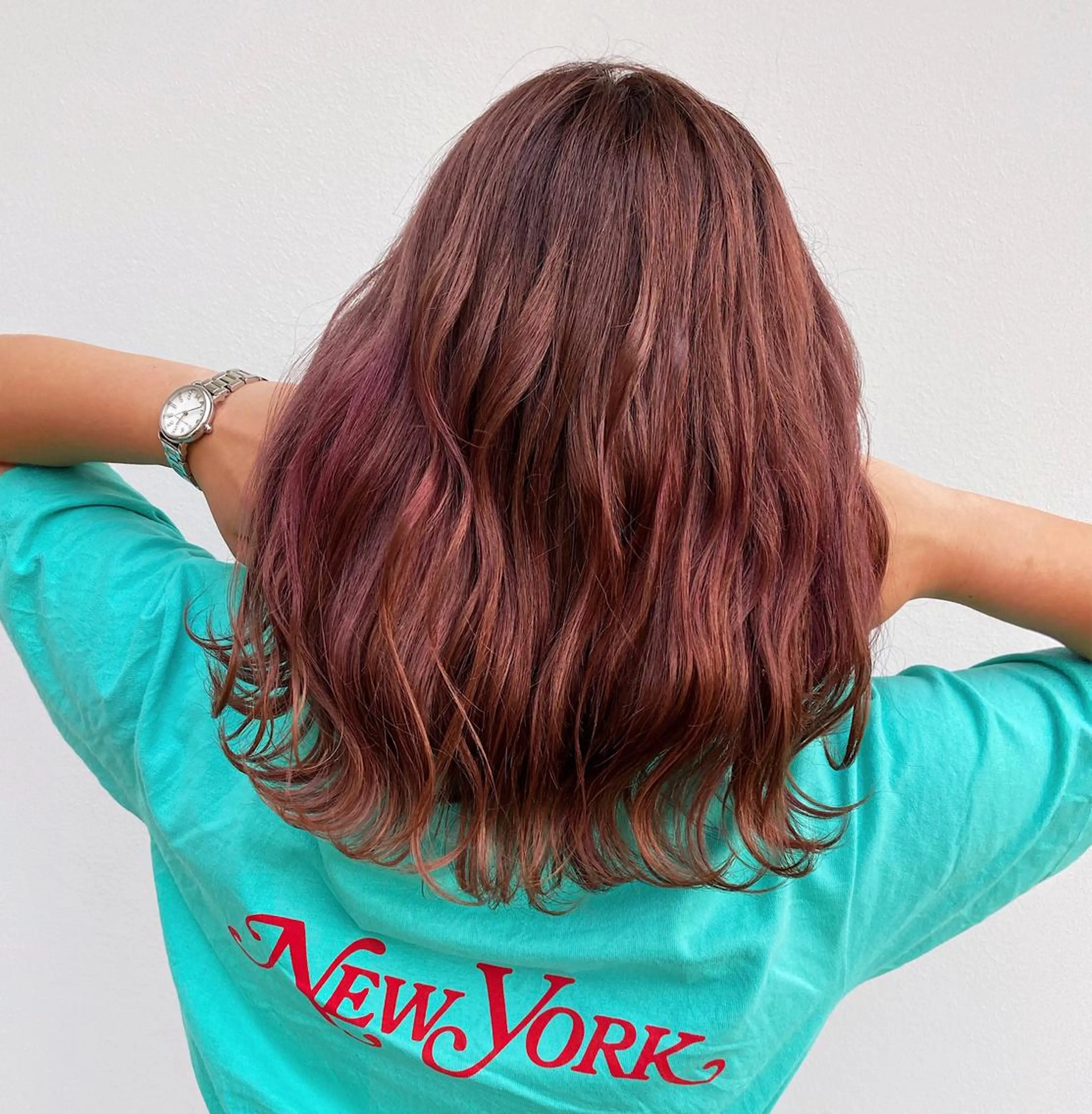 セミロング カラー カット ヘアカラー JILL ユキのヘアスタイル