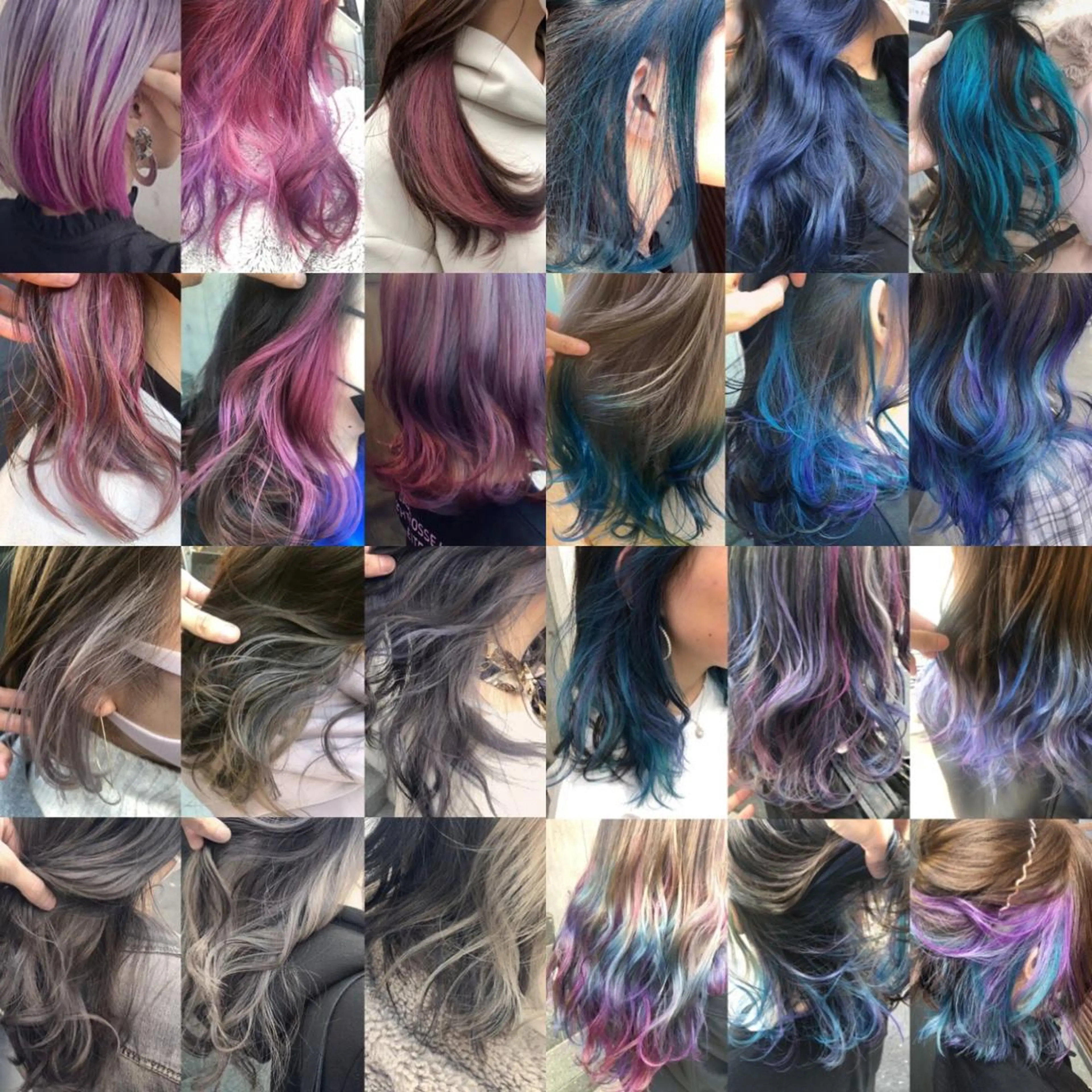 自分だけの可愛いオリジナルのカラーが叶う❤️全体ブリーチ込みデザインカラー+三種のトリートメント⭐︎枝毛カットサービス☆の写真