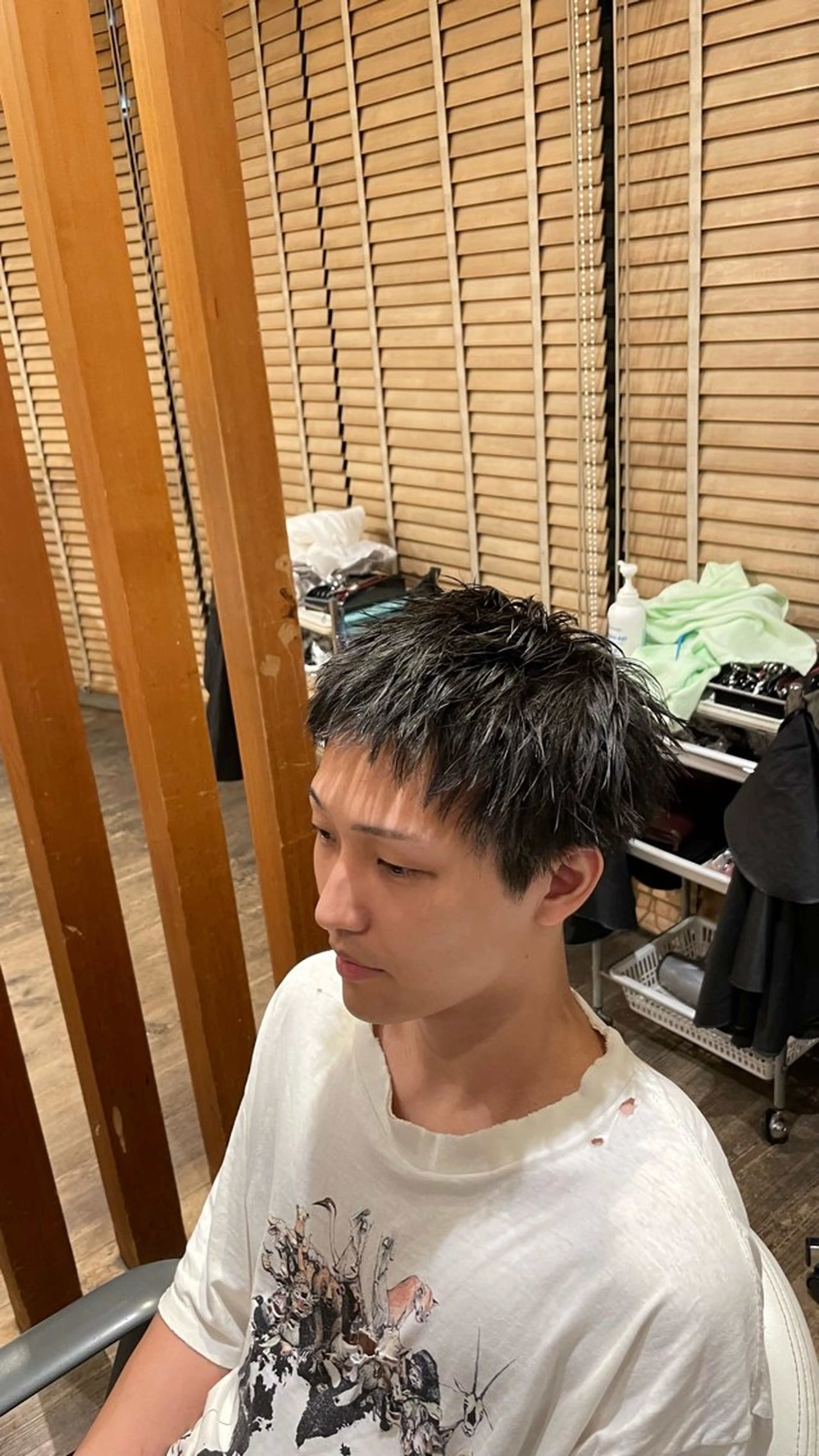 ショート メンズ 椿 大輔のヘアスタイル