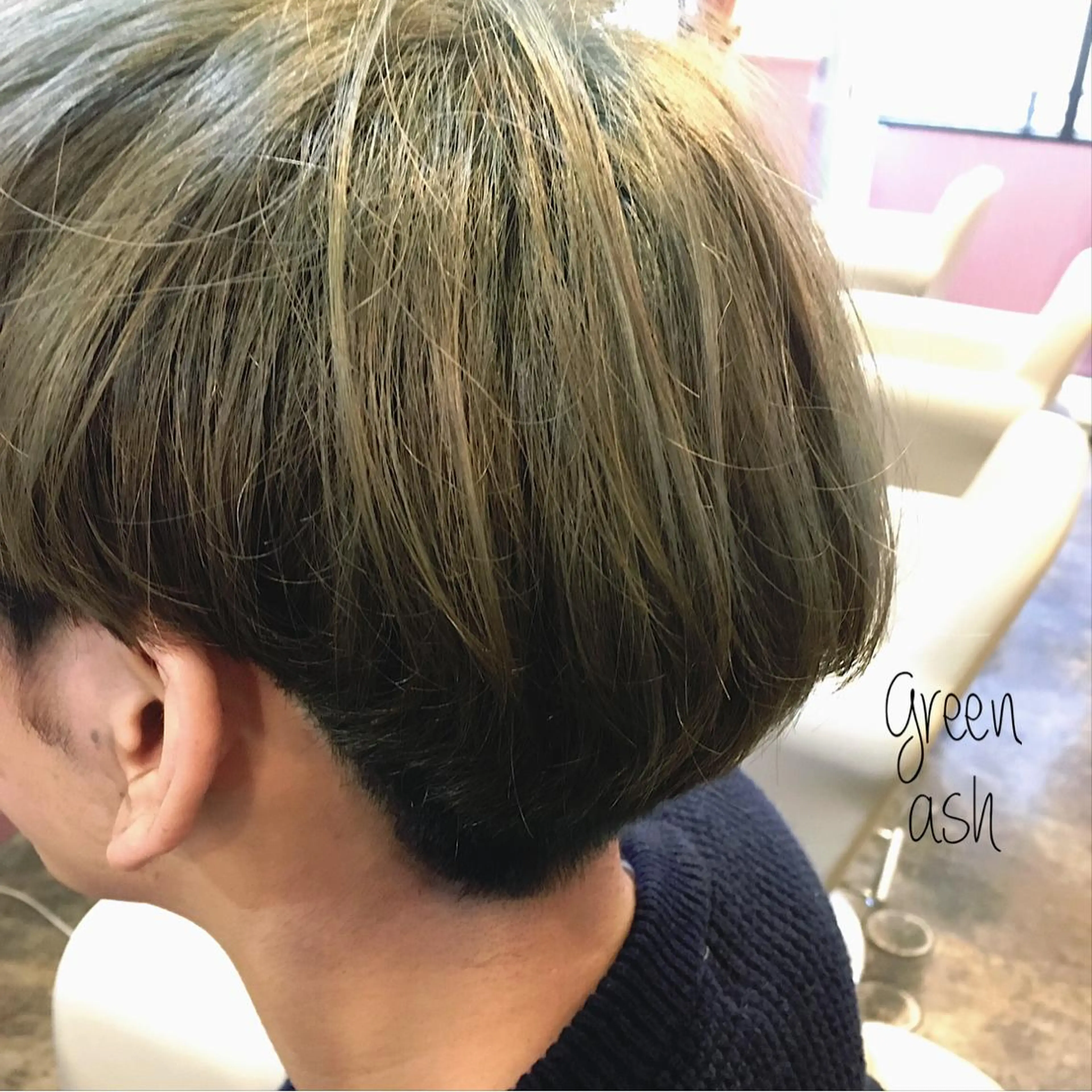 ショート カラー メンズ 表参道Lise おおいしおりのヘアスタイル