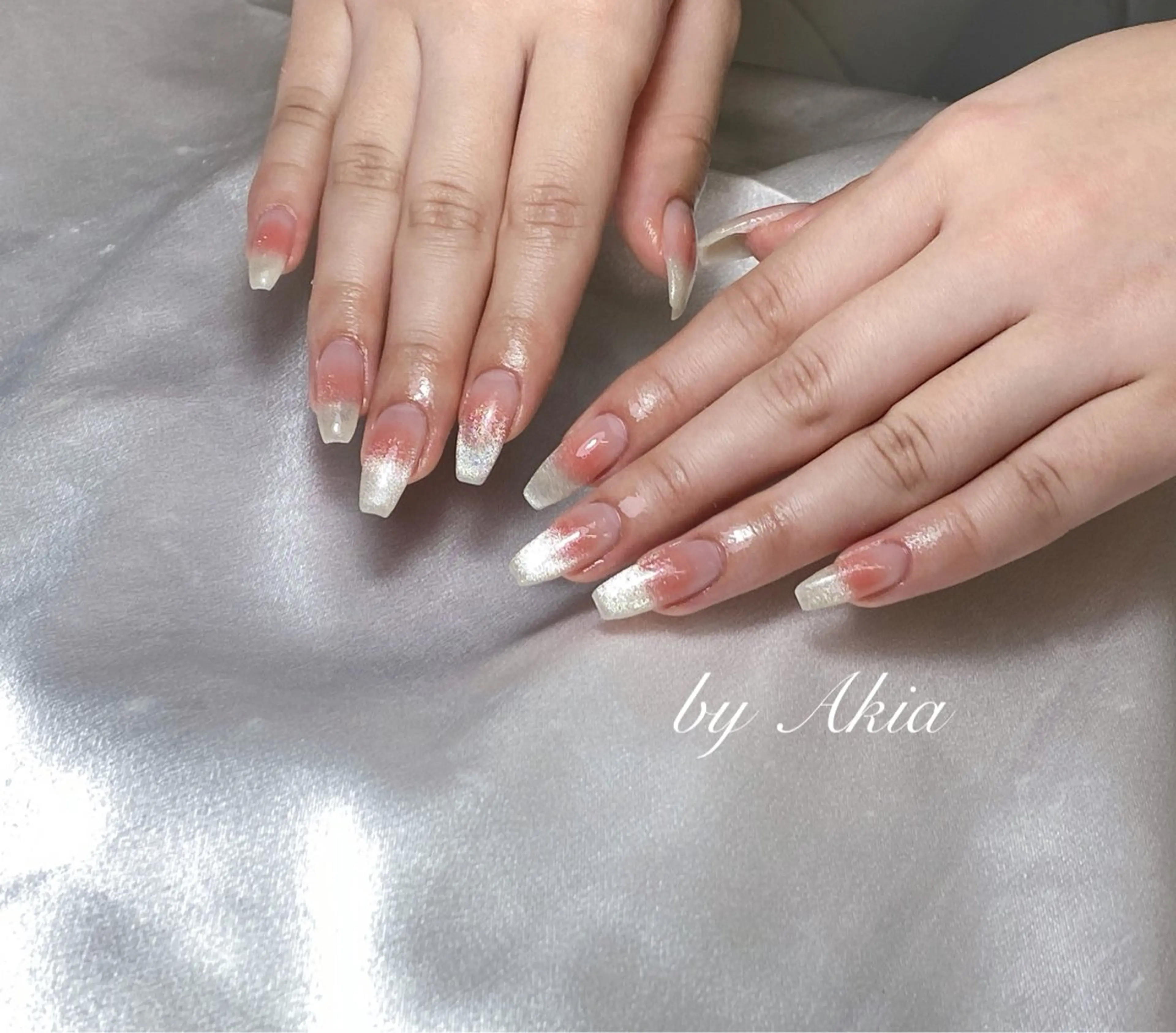 🩷女子力UPチークマグネットネイル🎀初回オフ無料の写真