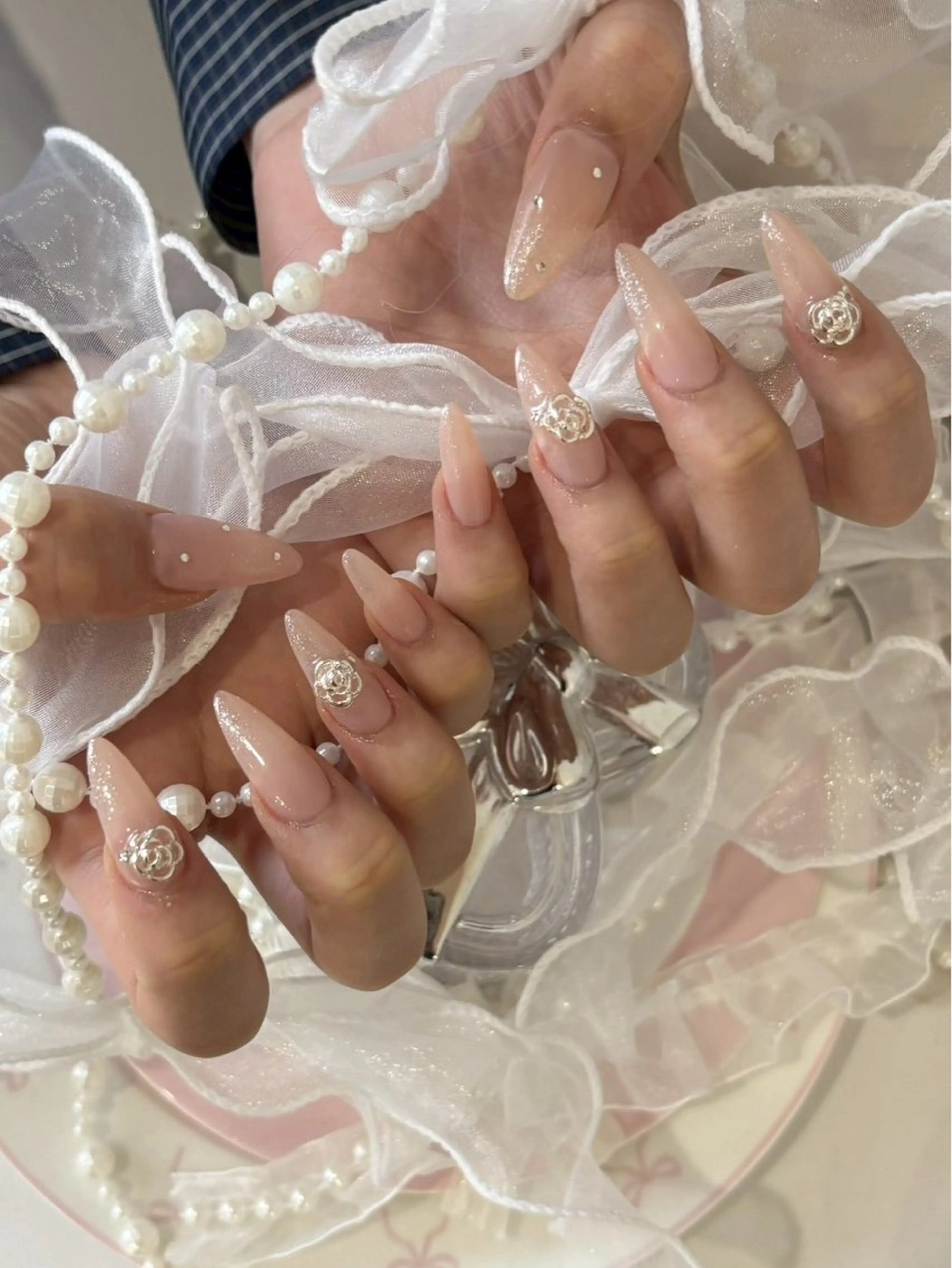 ネイル シンプルネイル Y♡Veil 横浜所属・ワイベール 横浜のネイルデザイン