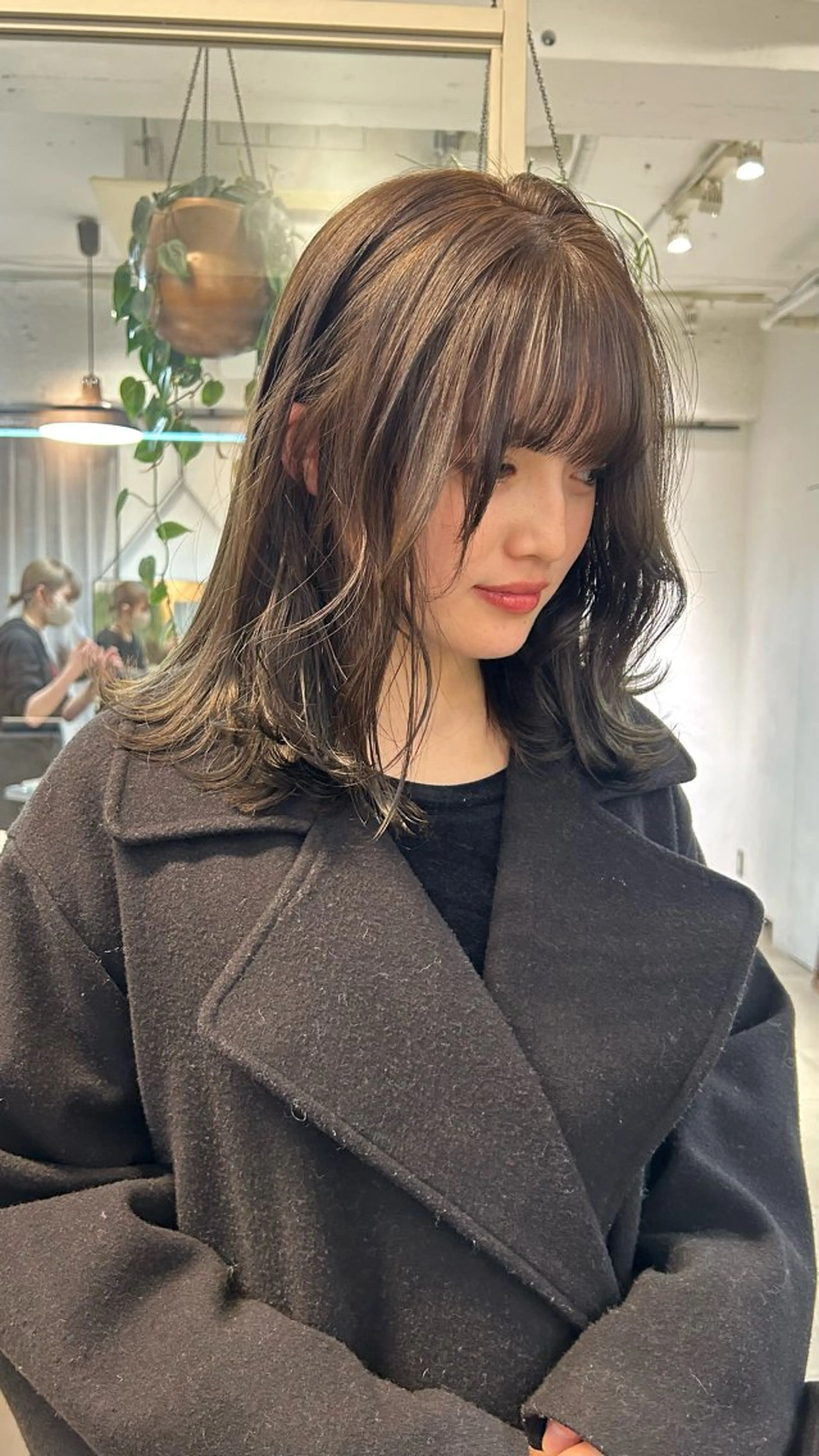 ミディアム カラー カット ヘアカラー じゅわっと暖色カラー 🍊Moemiのヘアスタイル