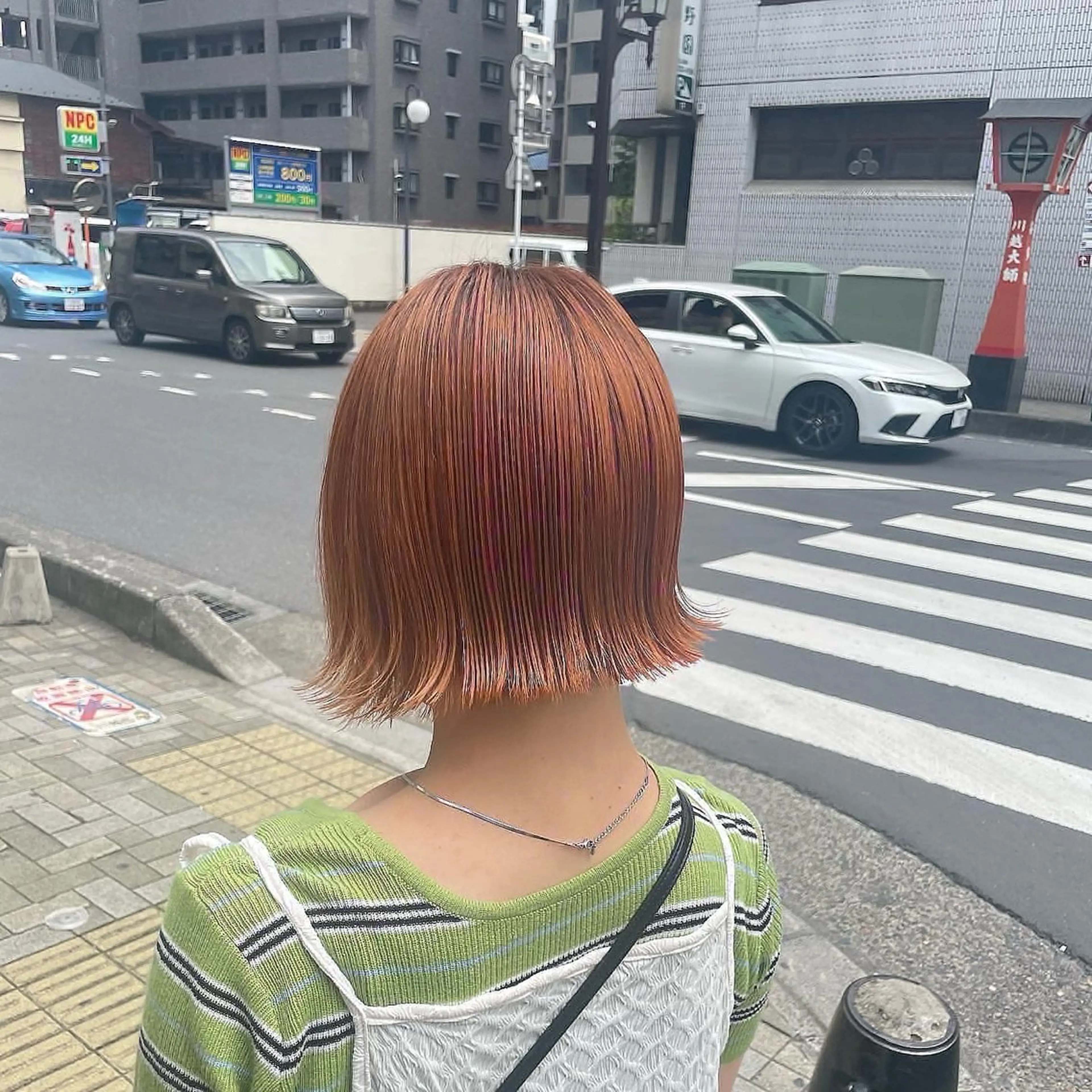 ショート カラー ヘアカラー トリートメント ヘッドスパ ヘアセット 🦋ハイトーンボブ ショート🦋トシキのヘアスタイル