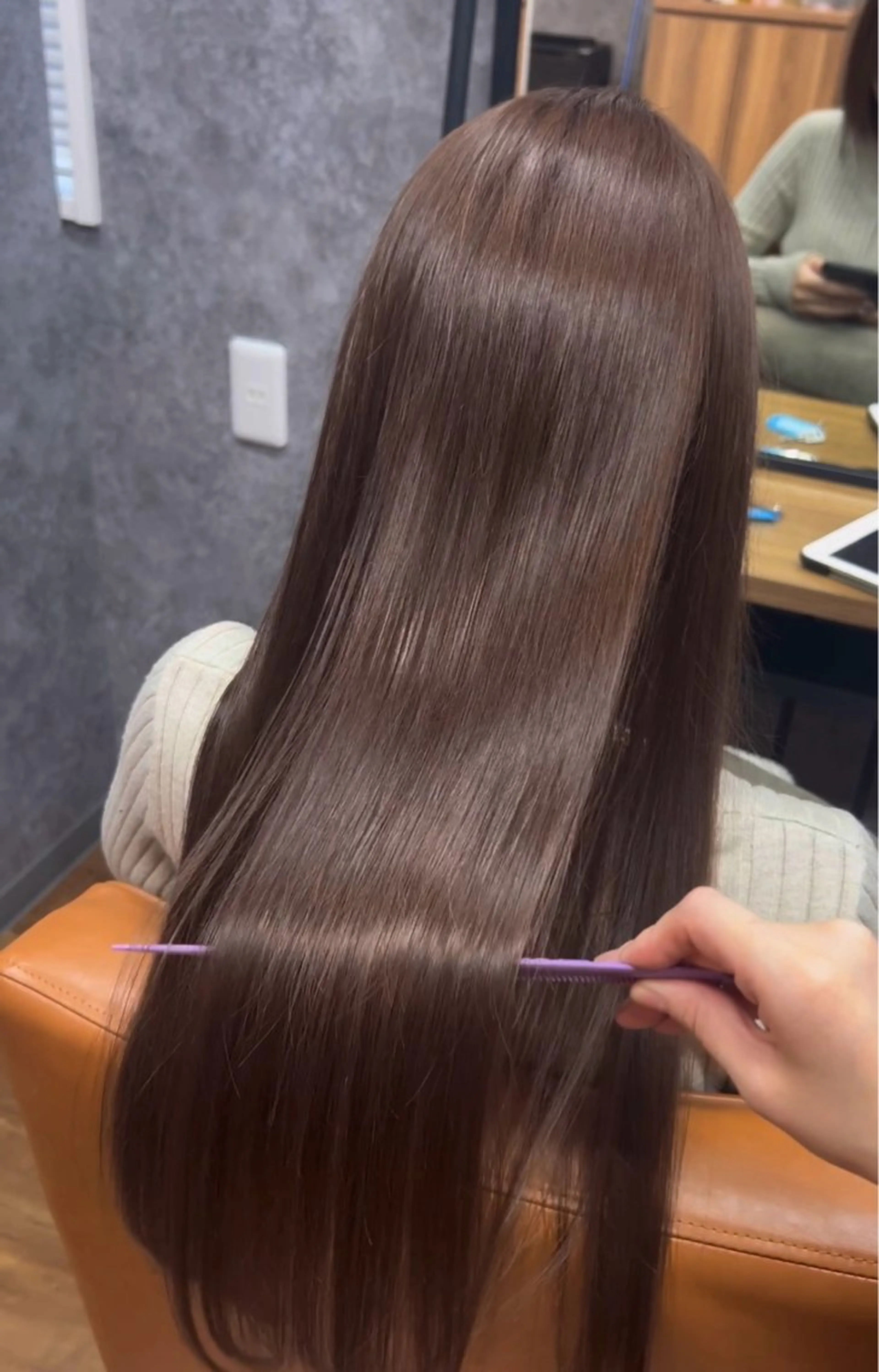 ロング 縮毛矯正 トリートメント cocoa船橋🦄 chinamiのヘアスタイル