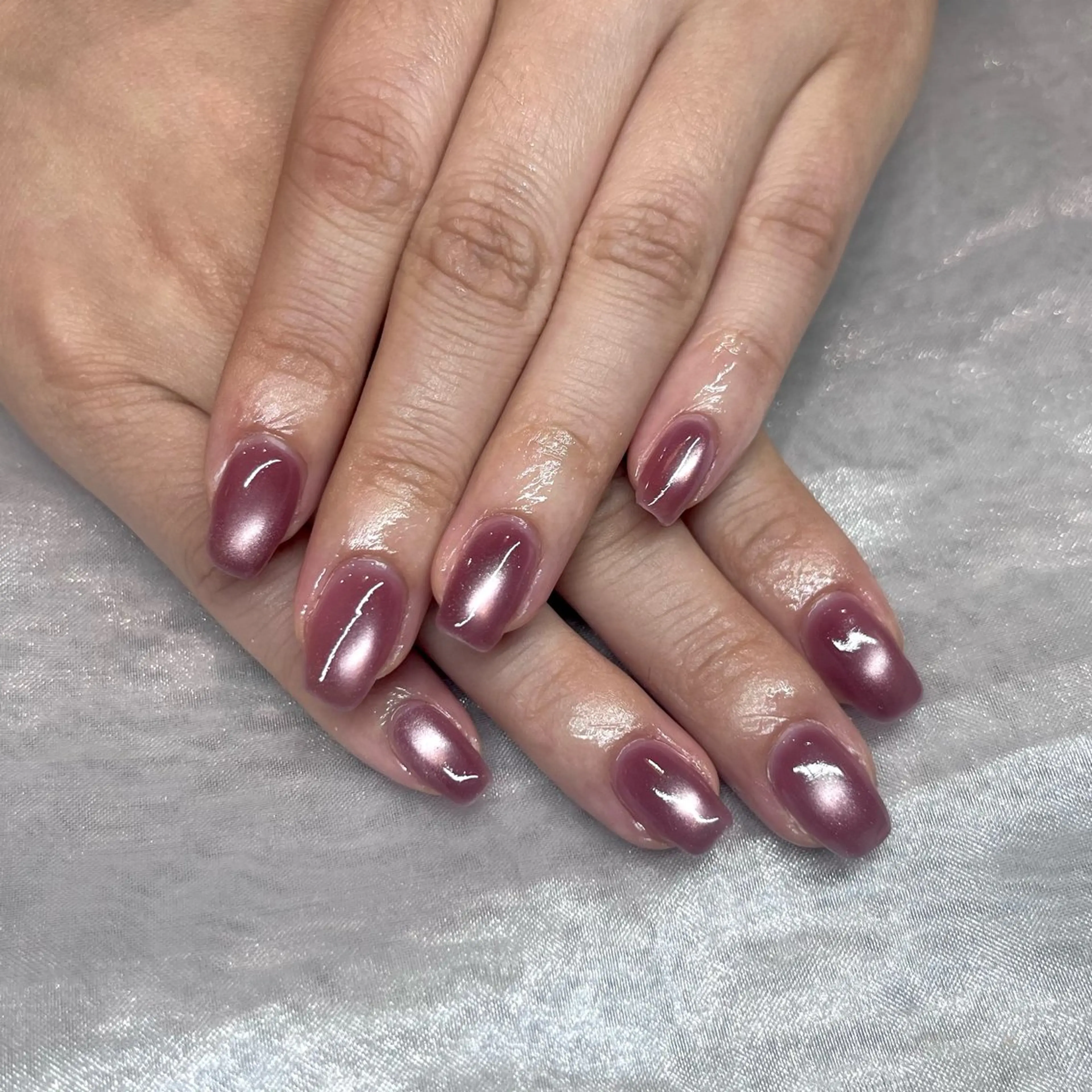 ネイル ハンドネイル 𝐴𝑘𝑎𝑟𝑖 🤎のネイルデザイン