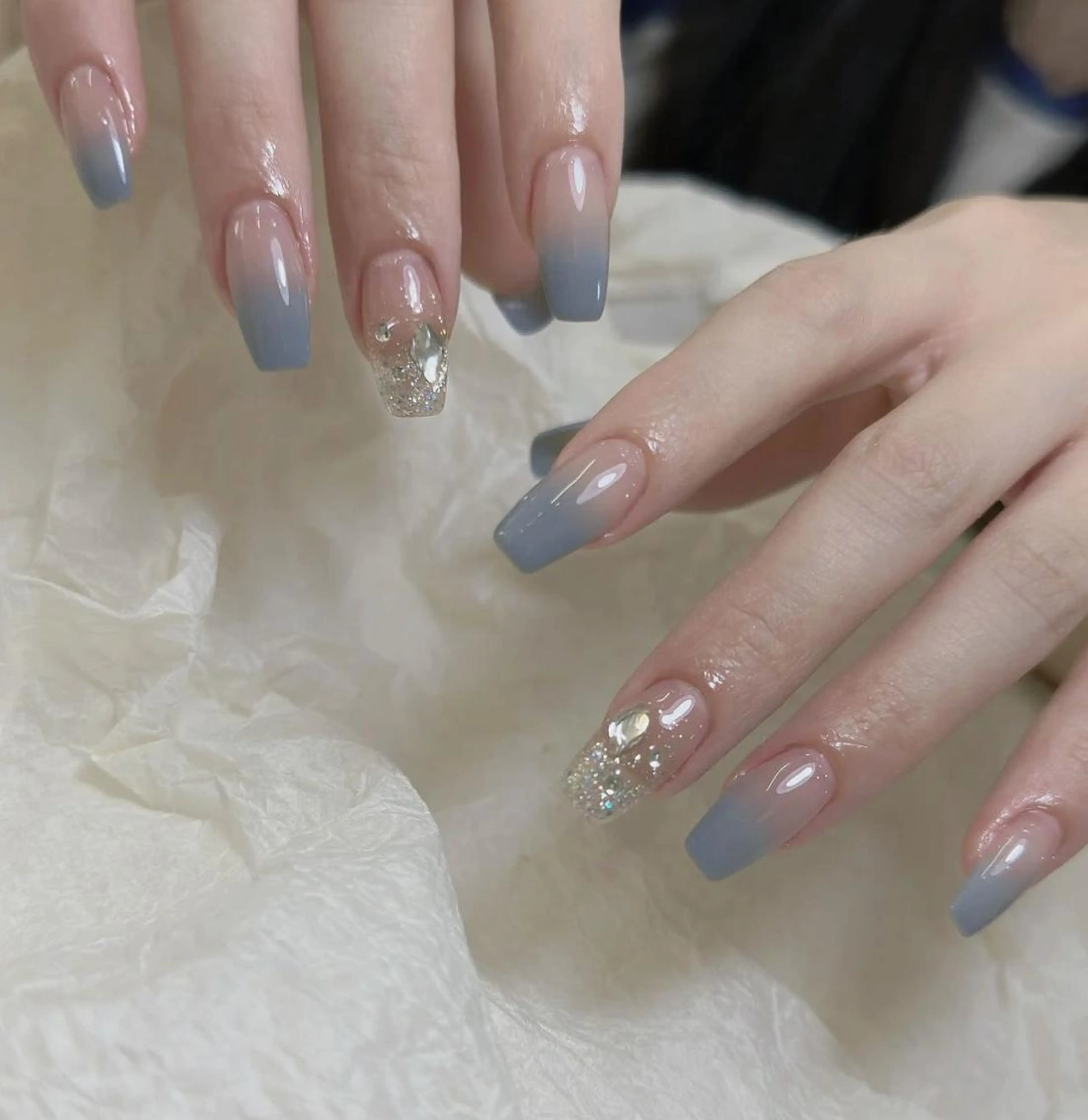 ネイル 長さ出し ネイルチップ Queens PUPUのネイルデザイン