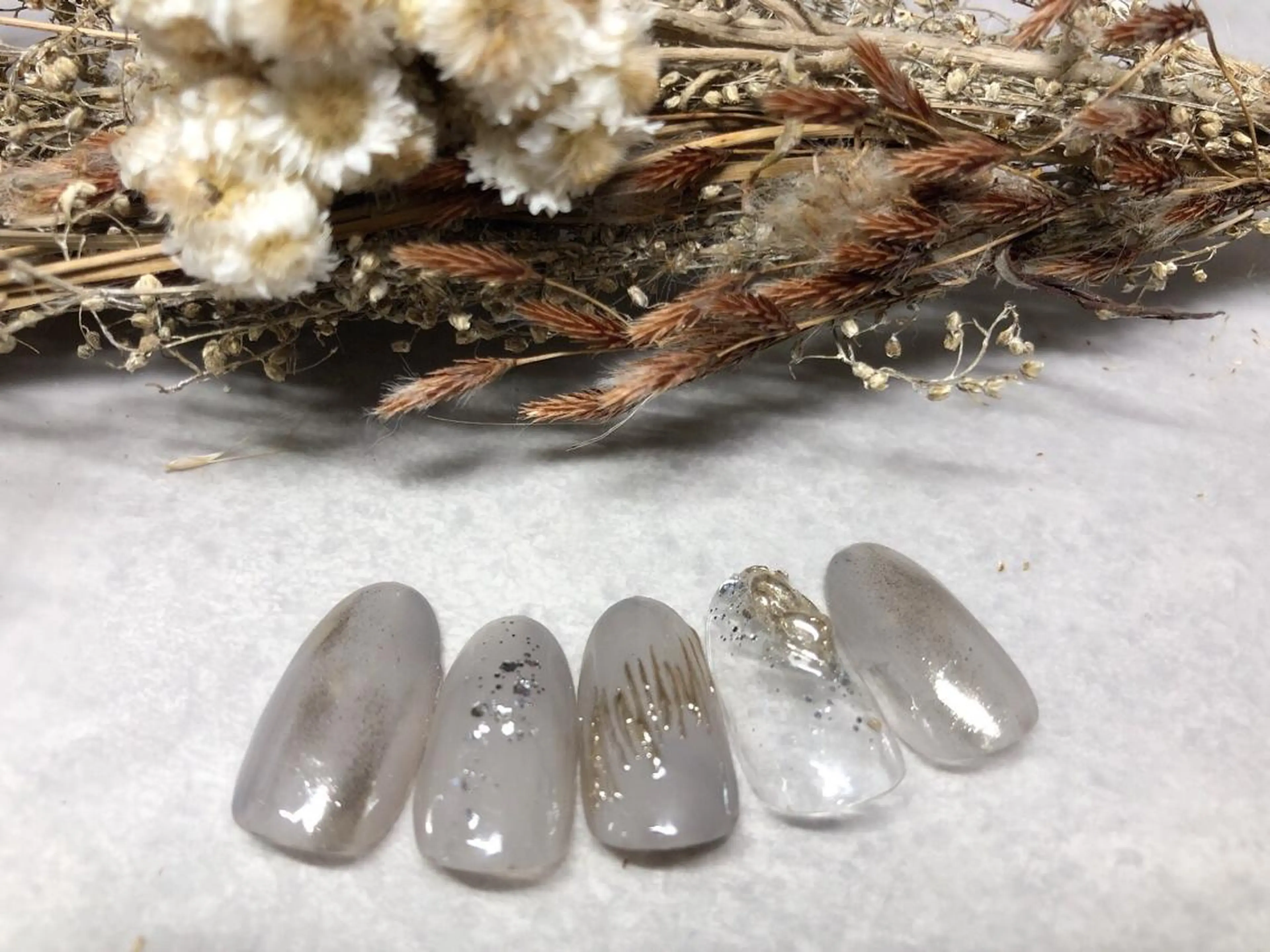 ネイル ジェルネイル 韓国ネイル パラジェル シンプルネイル 冬ネイル ハンドネイル kiki nail &brow二子玉川の眉毛・アイブロウイメージ