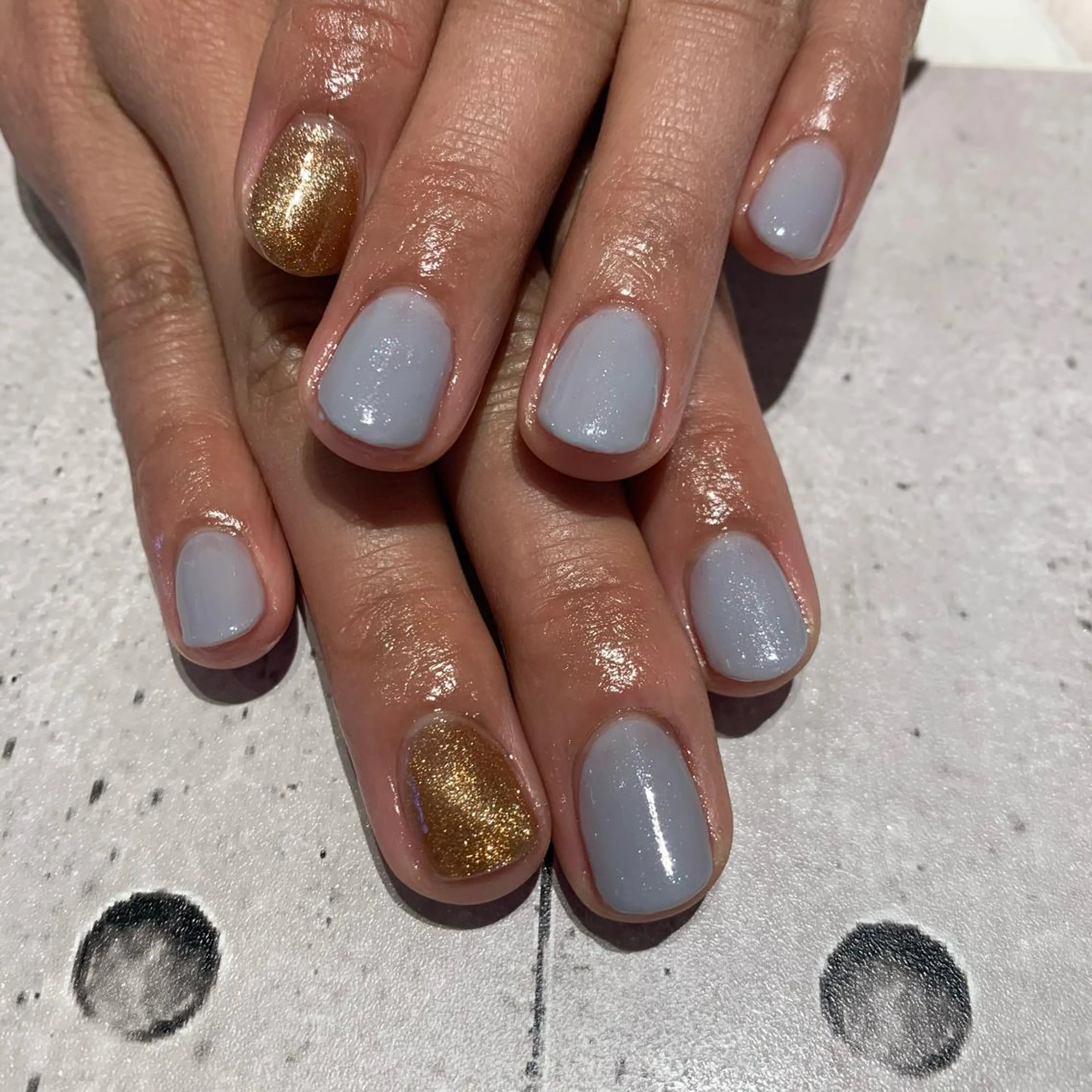 ネイル マグネットネイル 渡邊 束紗のネイルデザイン