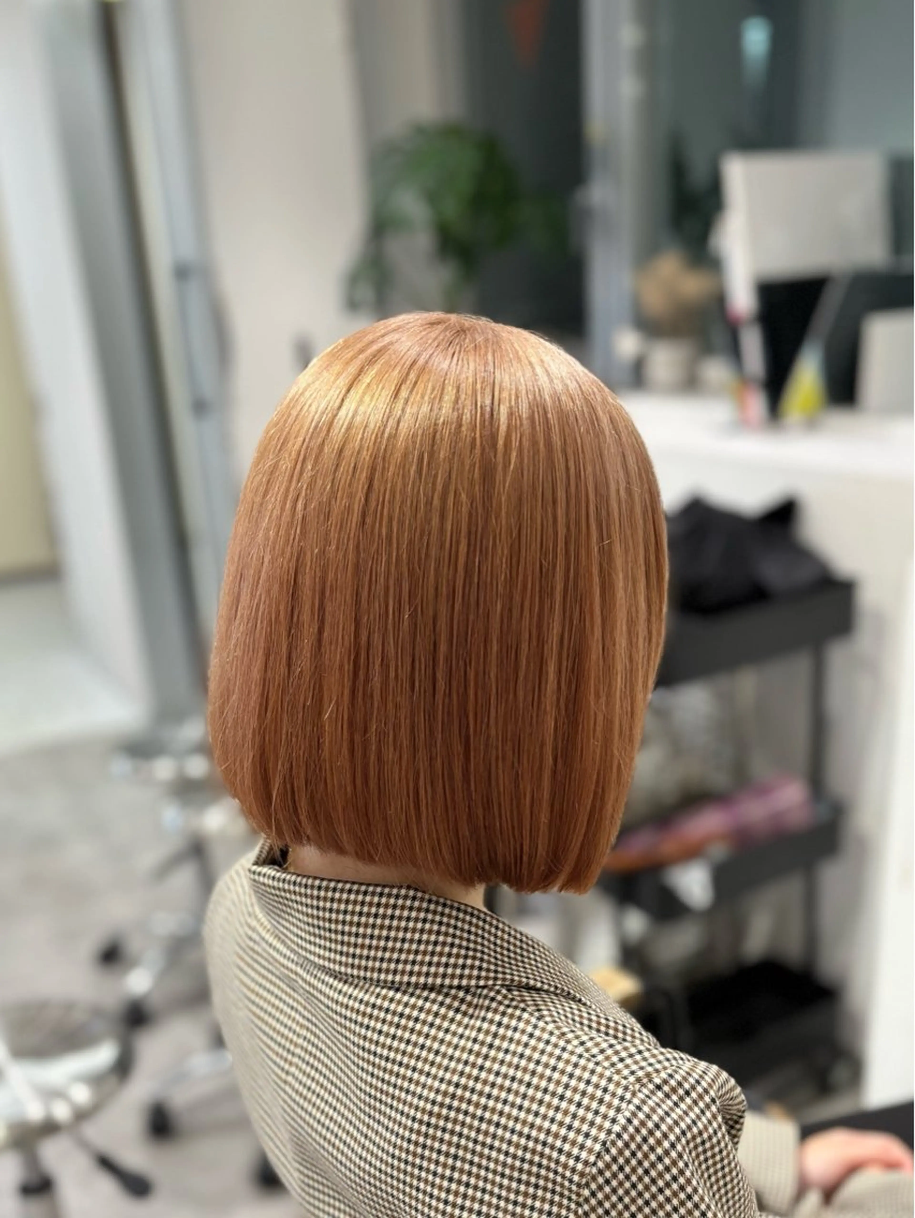 ミディアム カラー カット ヘアカラー トリートメント GaKu/ハイトーン /ブリーチ/レイヤーのヘアスタイル