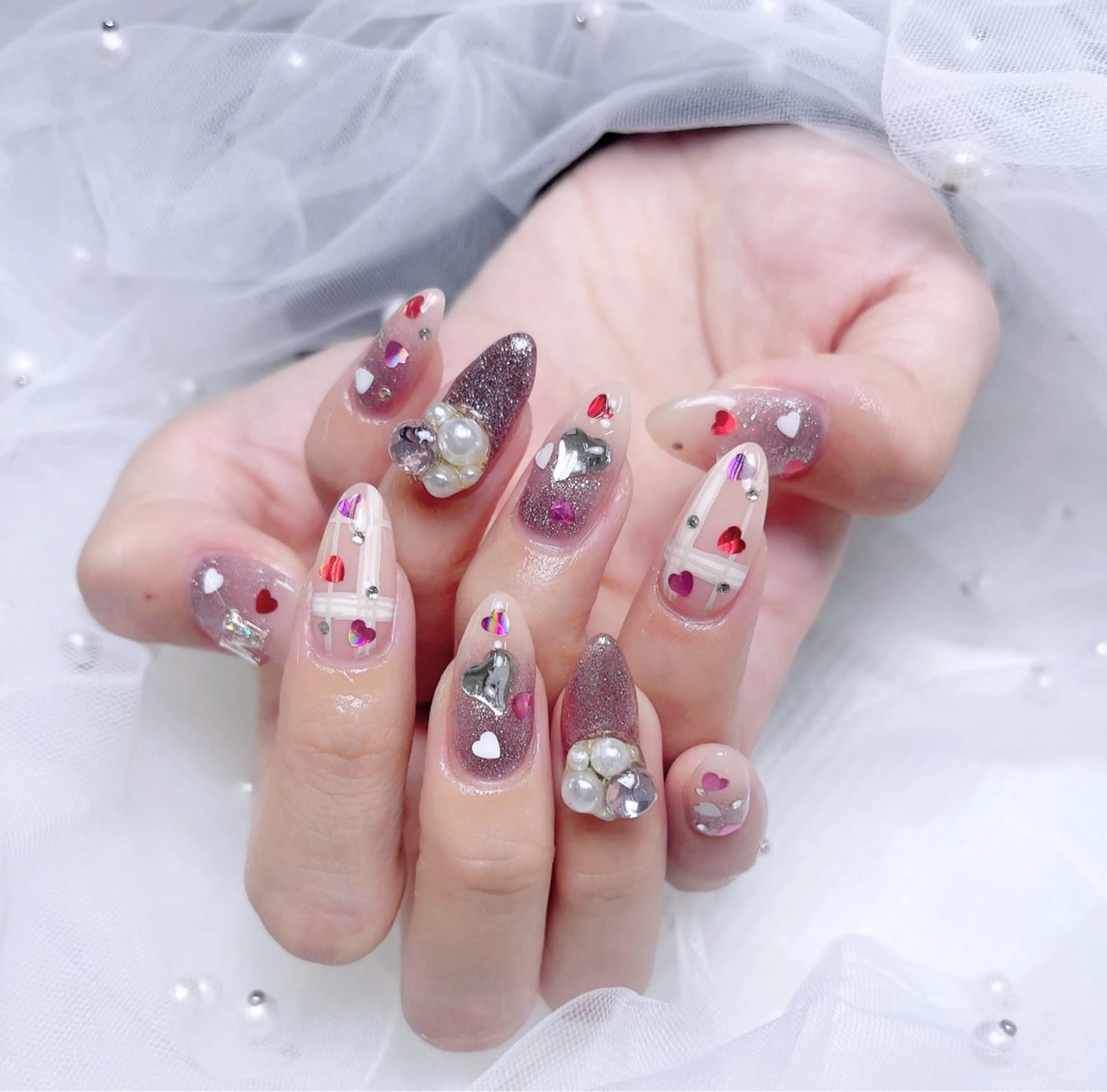 ネイル ハンドネイル ╹◡╹Mimoミモ Eye&Nailのマツエク・マツパデザイン