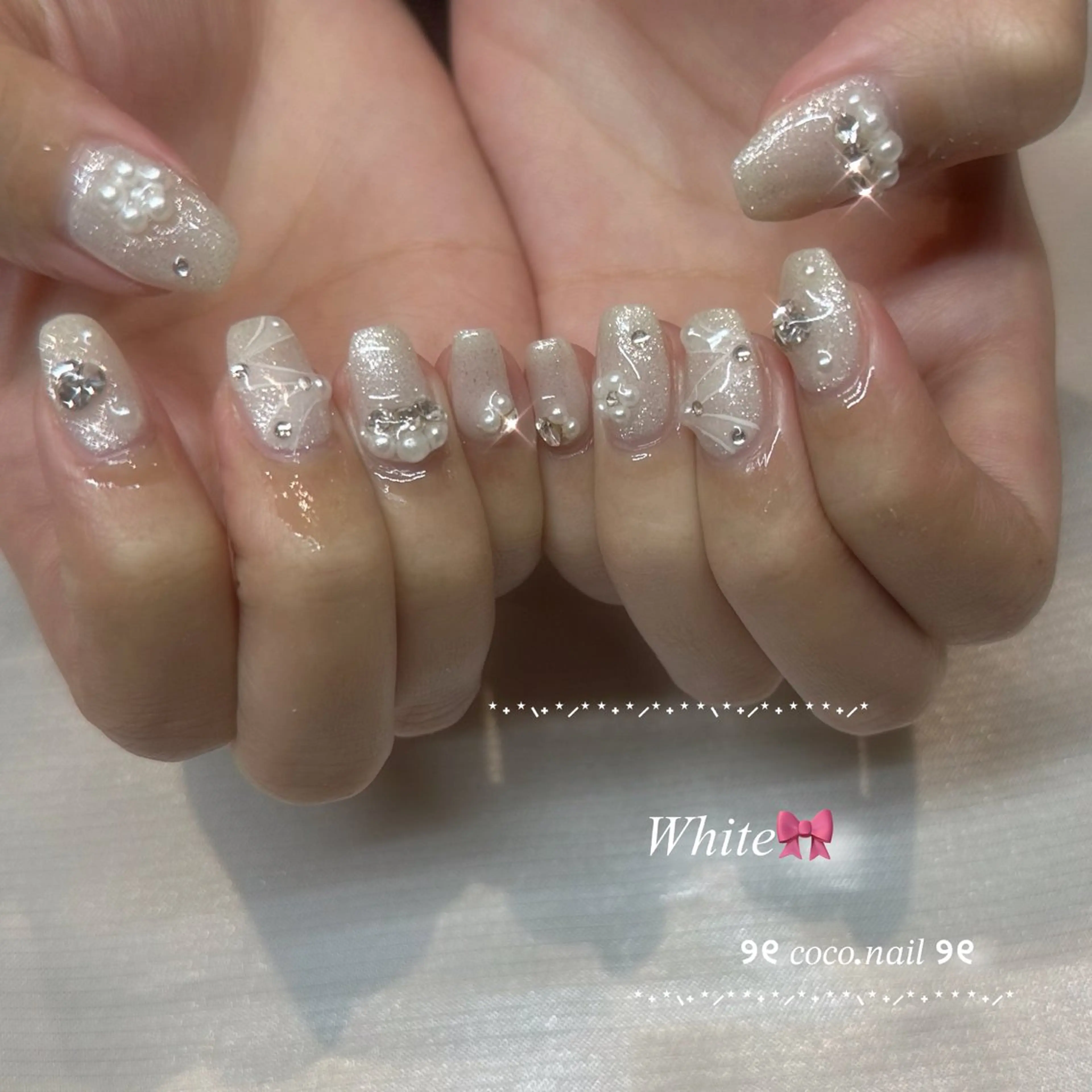 ネイル ハンドネイル lili.nail y2k/長さ出しのネイルデザイン