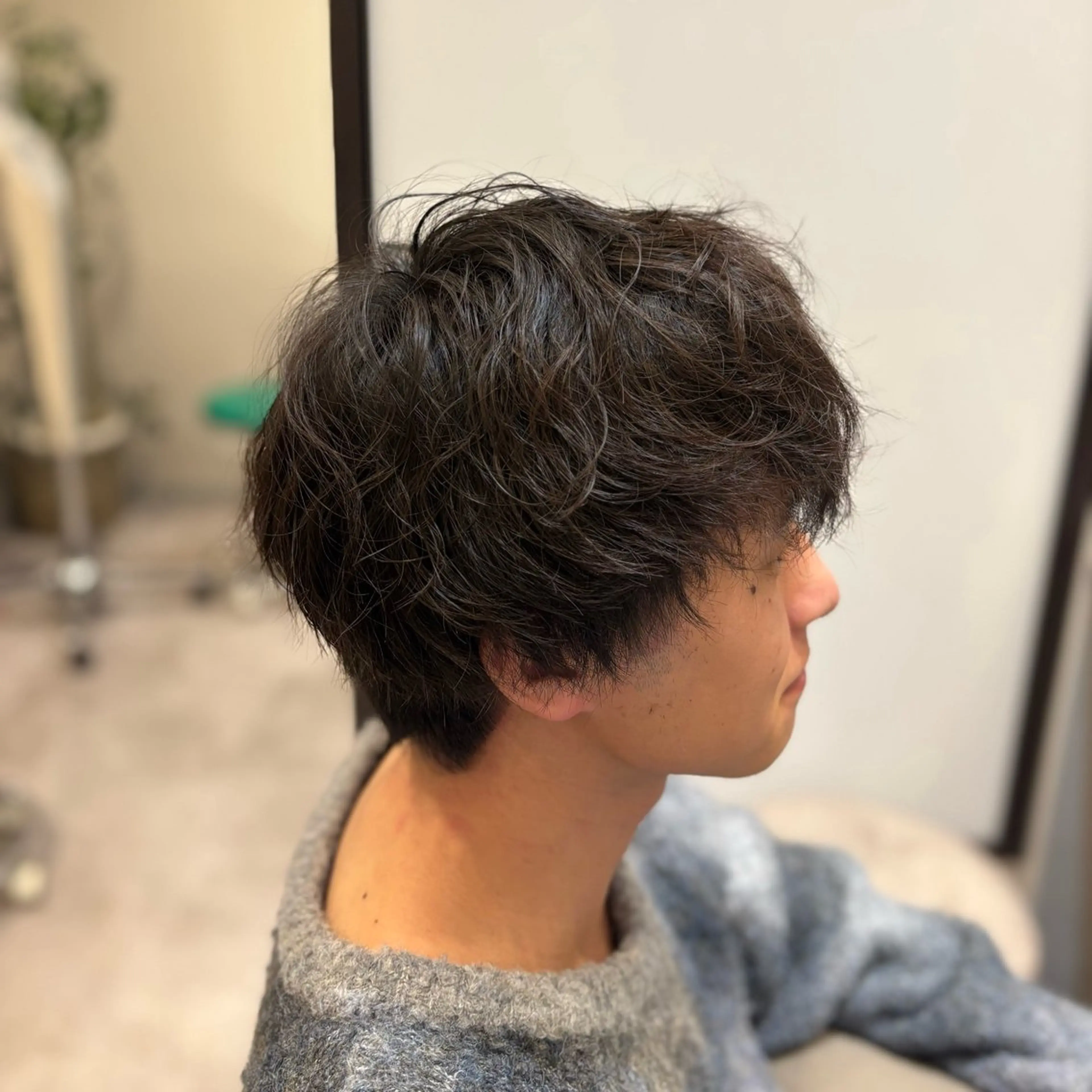 パーマ メンズ メンズパーマ ニュアンスパーマ カット パーマ 山下 ちひろのマツエク・マツパデザイン