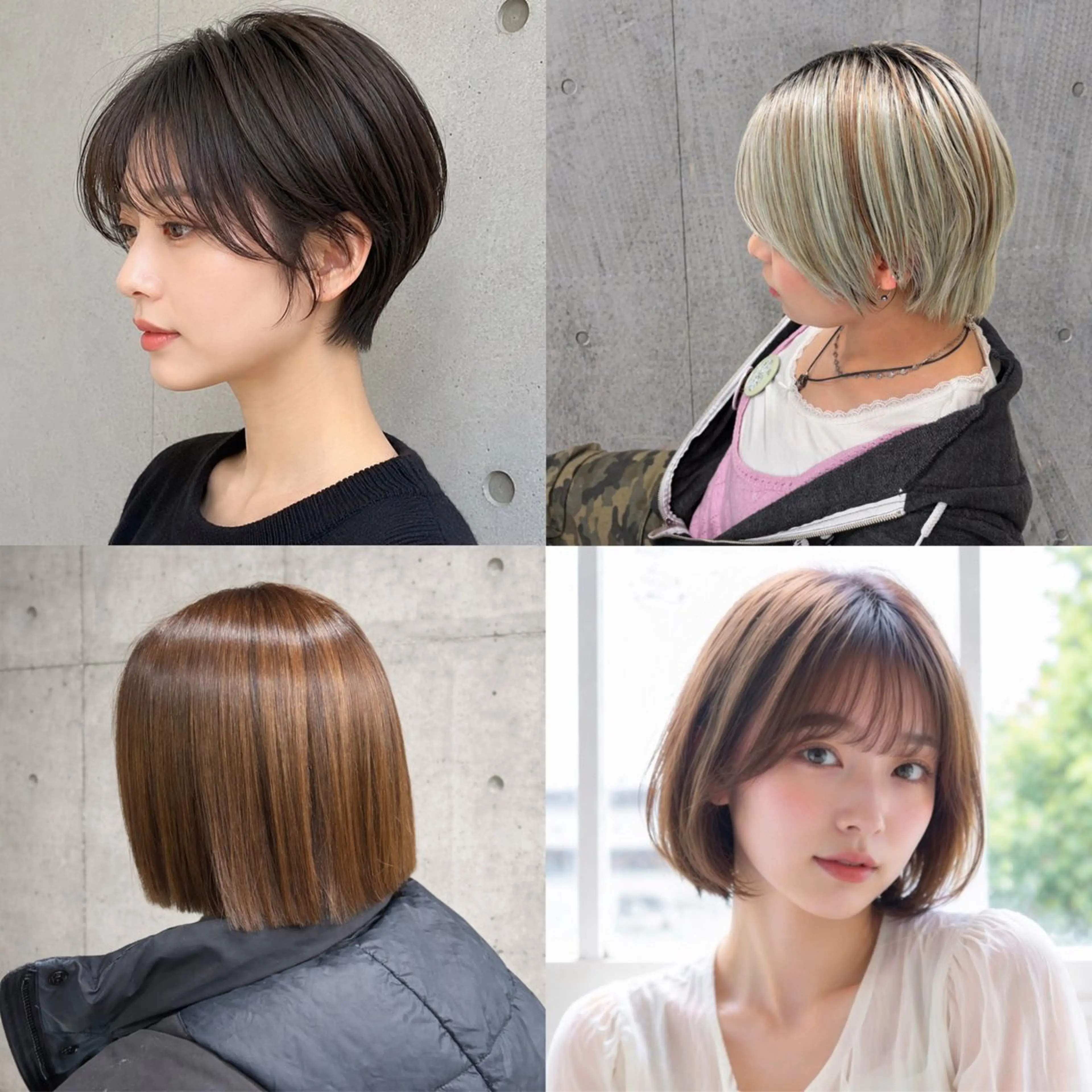 ✨イメチェンに是非✨🍇ボブ・ショートカット+シャンプー+トリートメント🍇(3cm切らせてくれる方限定✨)の写真