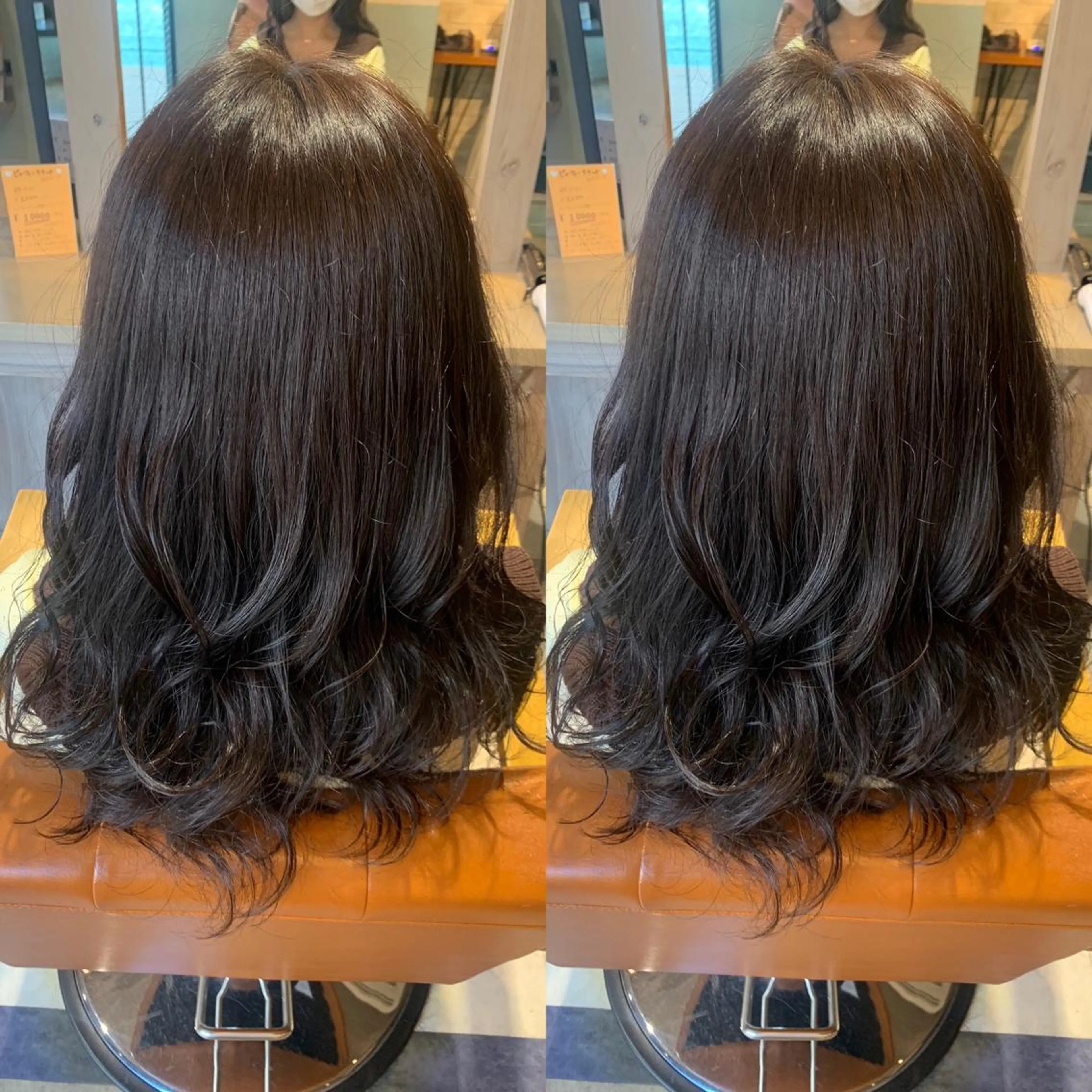 ロング カラー ブラウンカラー ショコラブラウン 韓国🇰🇷 ✂︎hair 内田愛のヘアスタイル