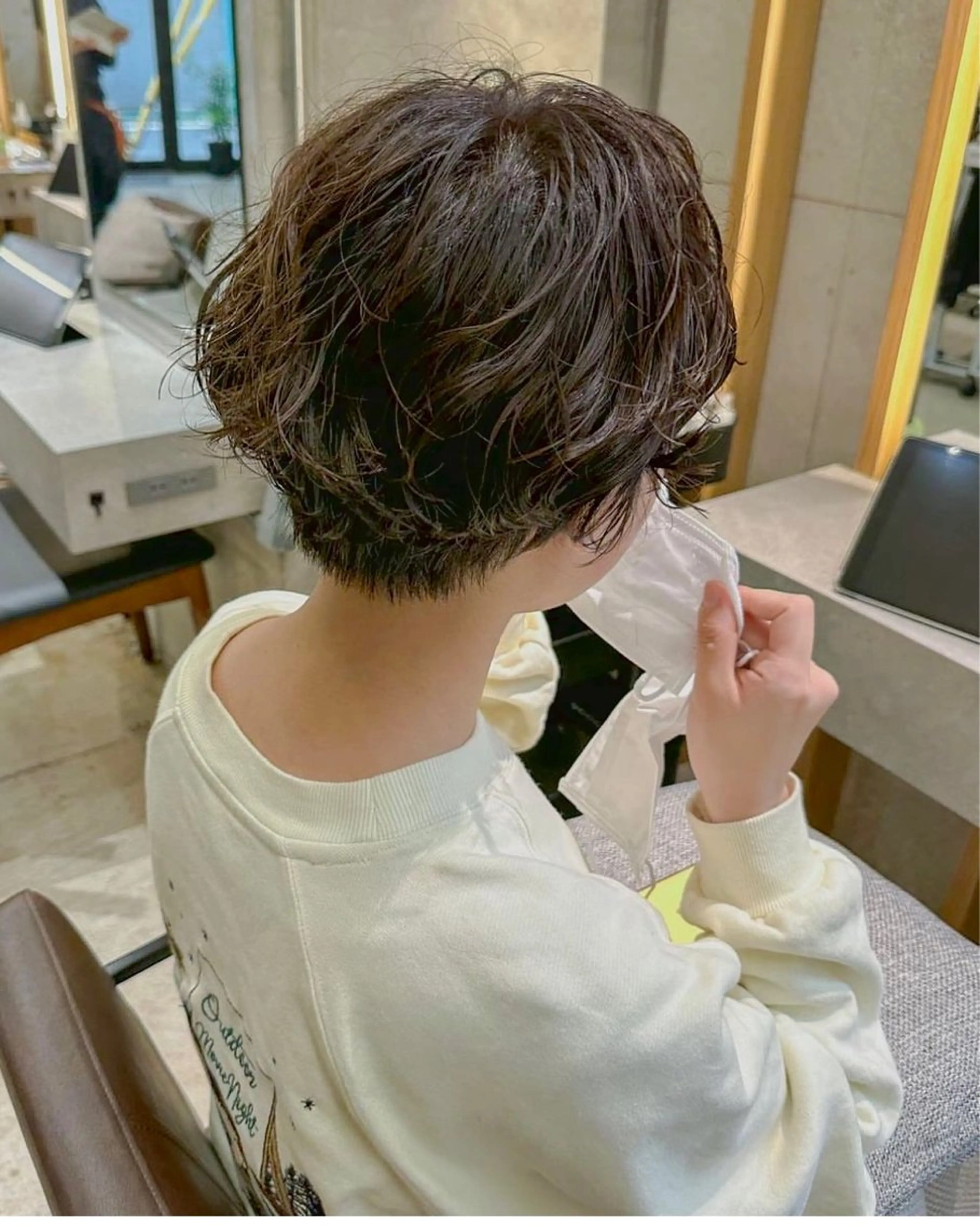 パーマ タグチ アスカのヘアスタイル