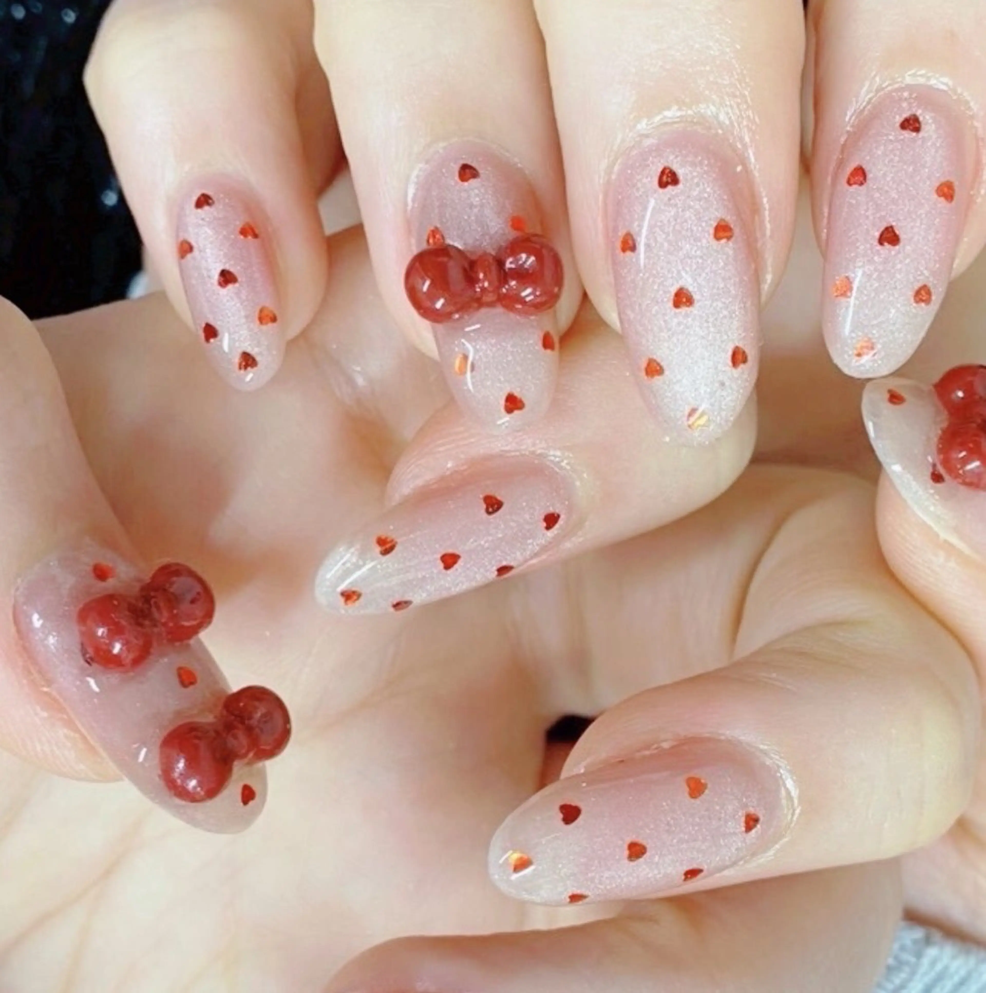 ネイル ダブルフレンチ フレンチネイル ガラスフレンチ マグネットネイル ミラーネイル ハンドネイル ハンドケア 大門浜松町 ネイルのネイルデザイン