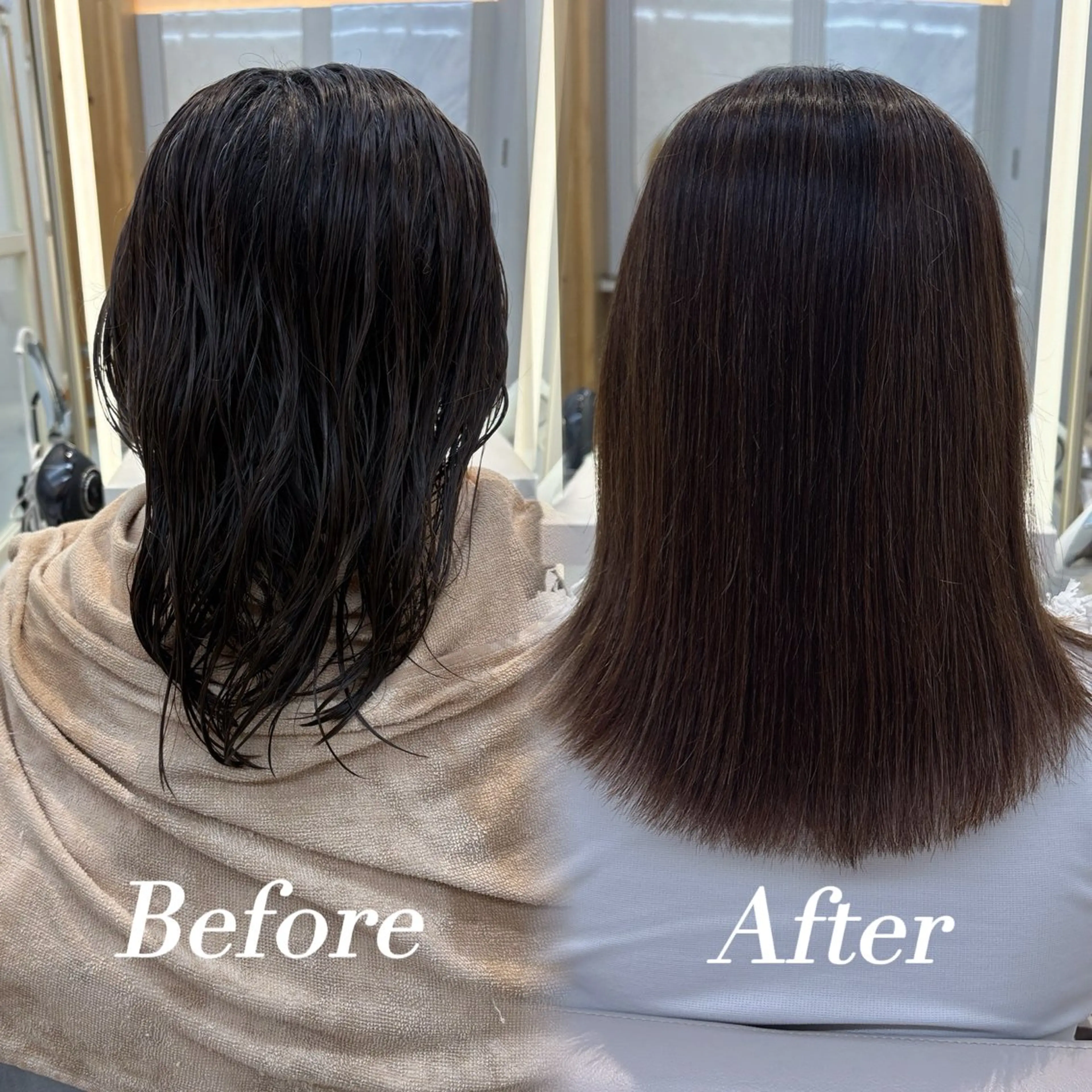 顔まわり縮毛矯正☘️💫の写真