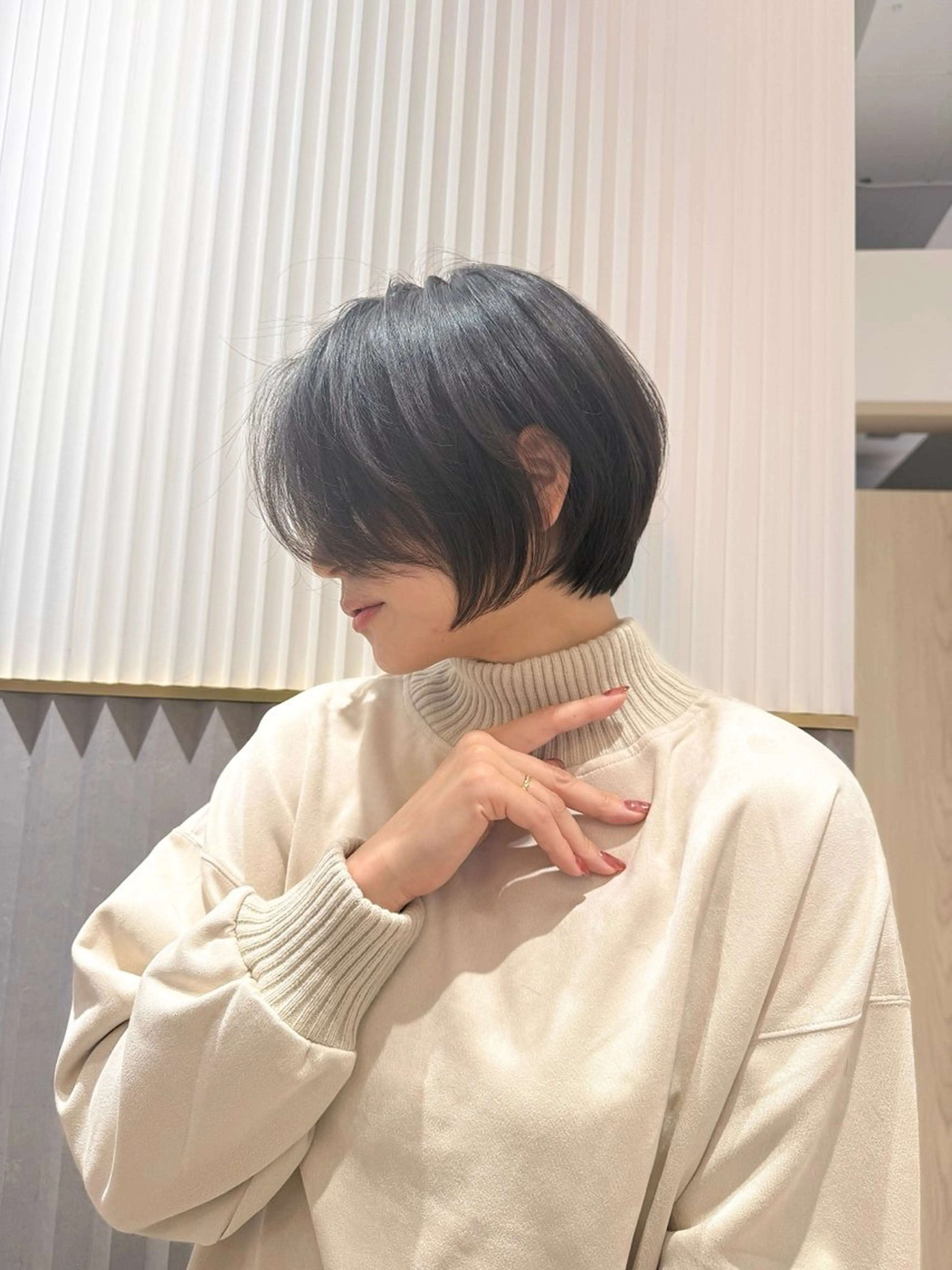 ショート カット ヘアカラー トリートメント ショート/縮毛矯正 /大宮/惇平のヘアスタイル