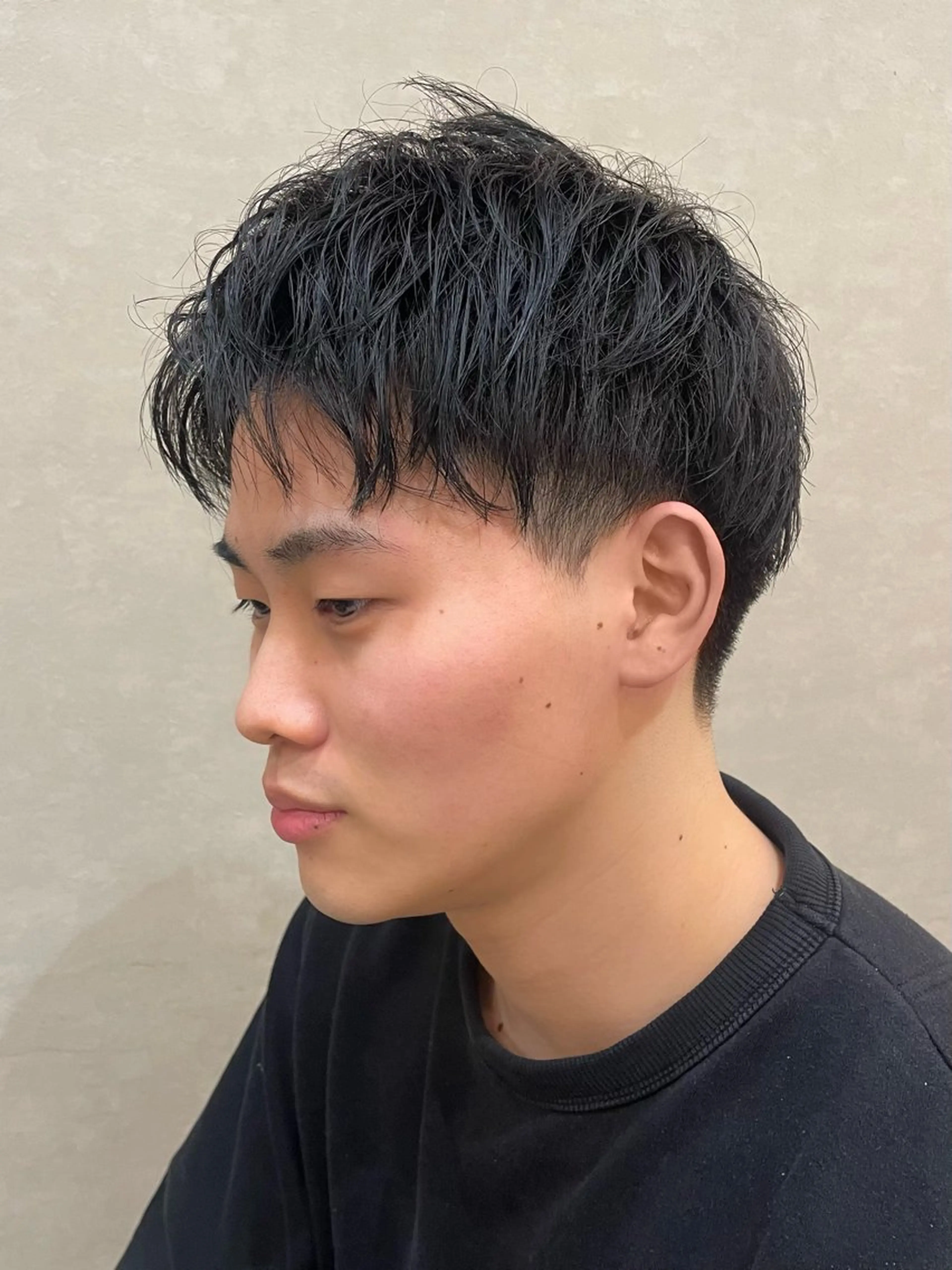 ショート メンズ アップバング ショートヘア カット 小川 泉美のヘアスタイル