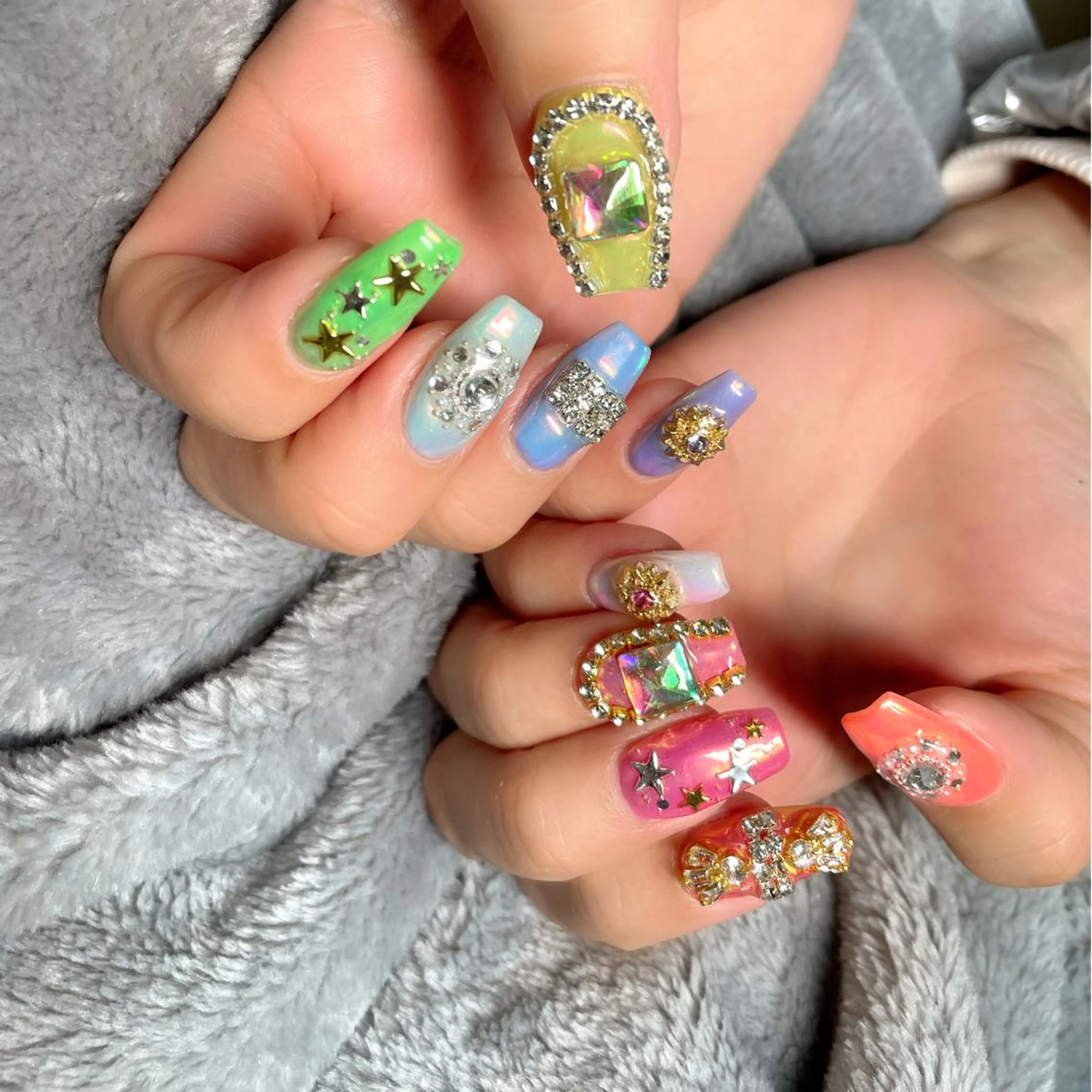 セミロング ネイル 下妻ネイルサロン/ パラジェルのネイルデザイン