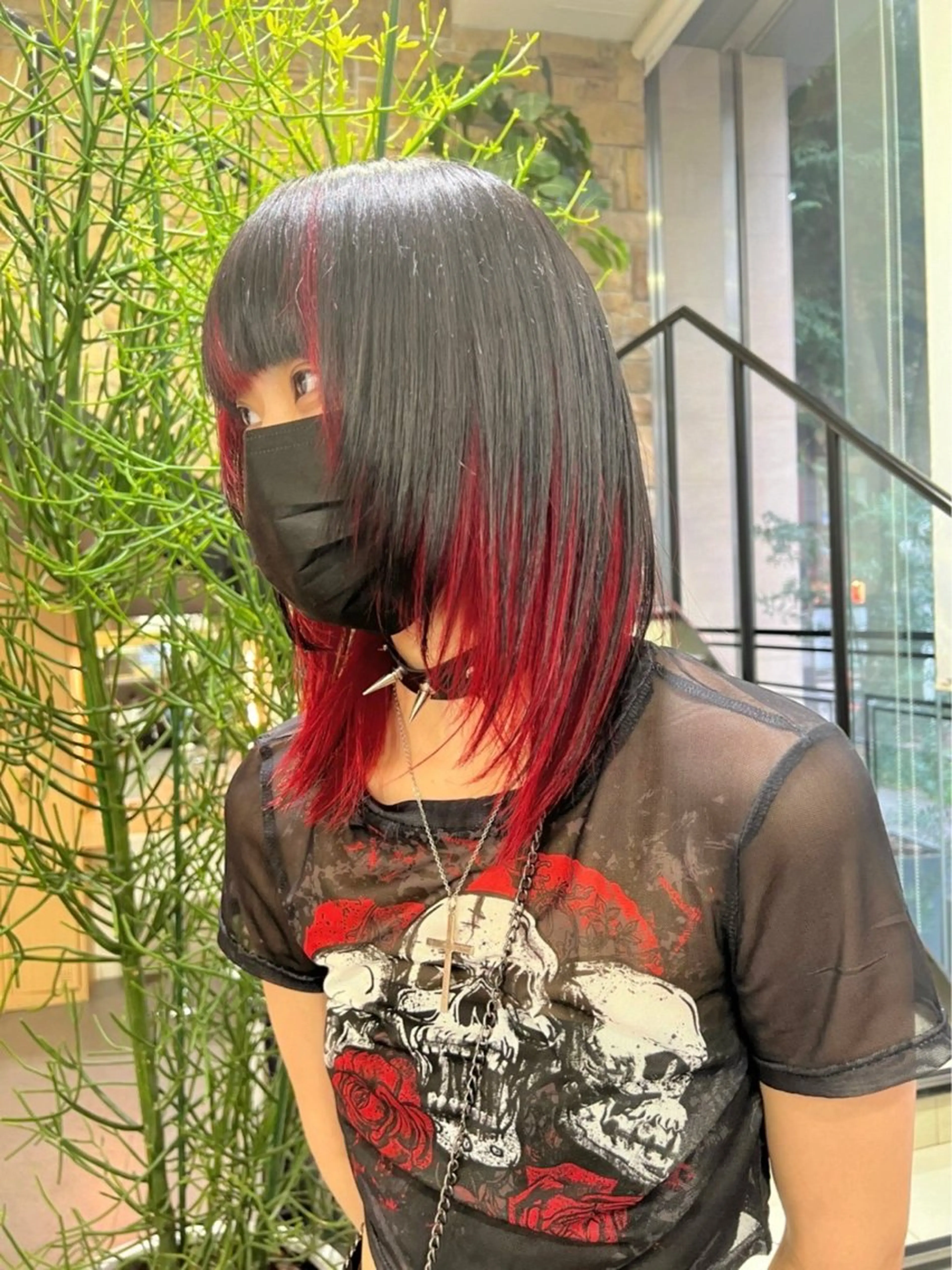 ミディアム ヘアカラー デザインカラー/ eye/栞のヘアスタイル