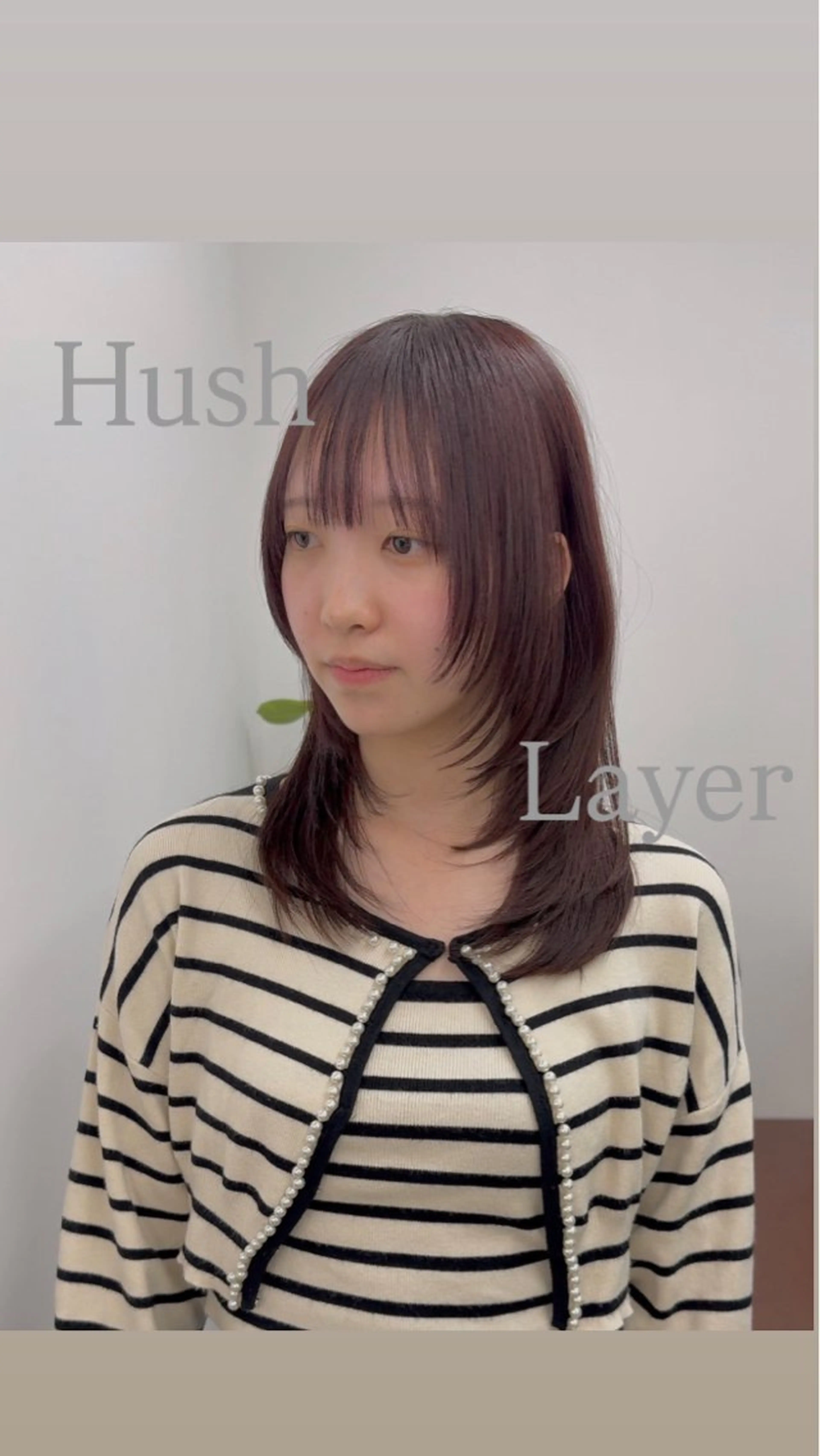 ミディアム カラー 透明感カラー レイヤーカット カット ヘアカラー 📍葛西りんたろう/ ENVのヘアスタイル