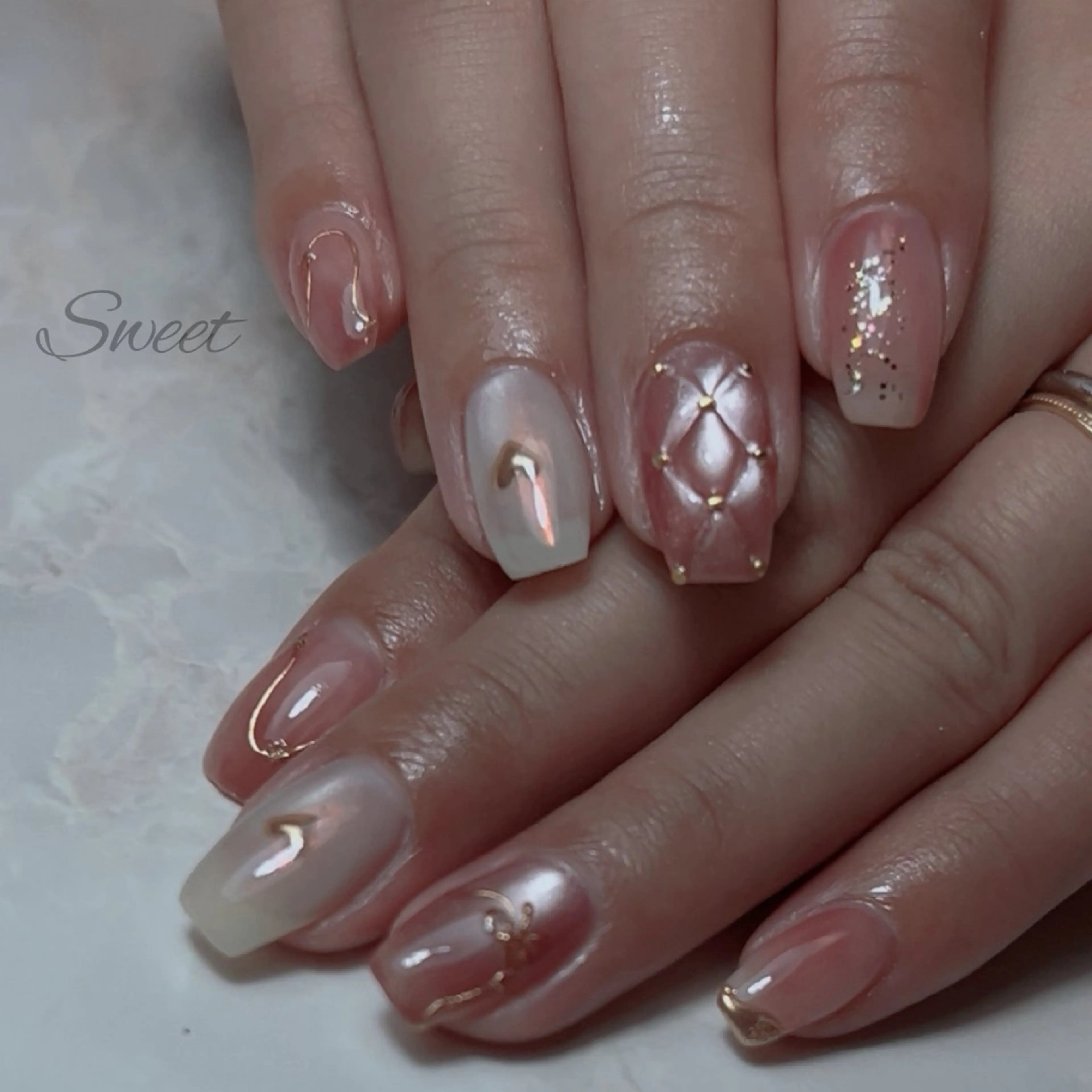 ネイル ハンドネイル sweet 仲野陽子のネイルデザイン