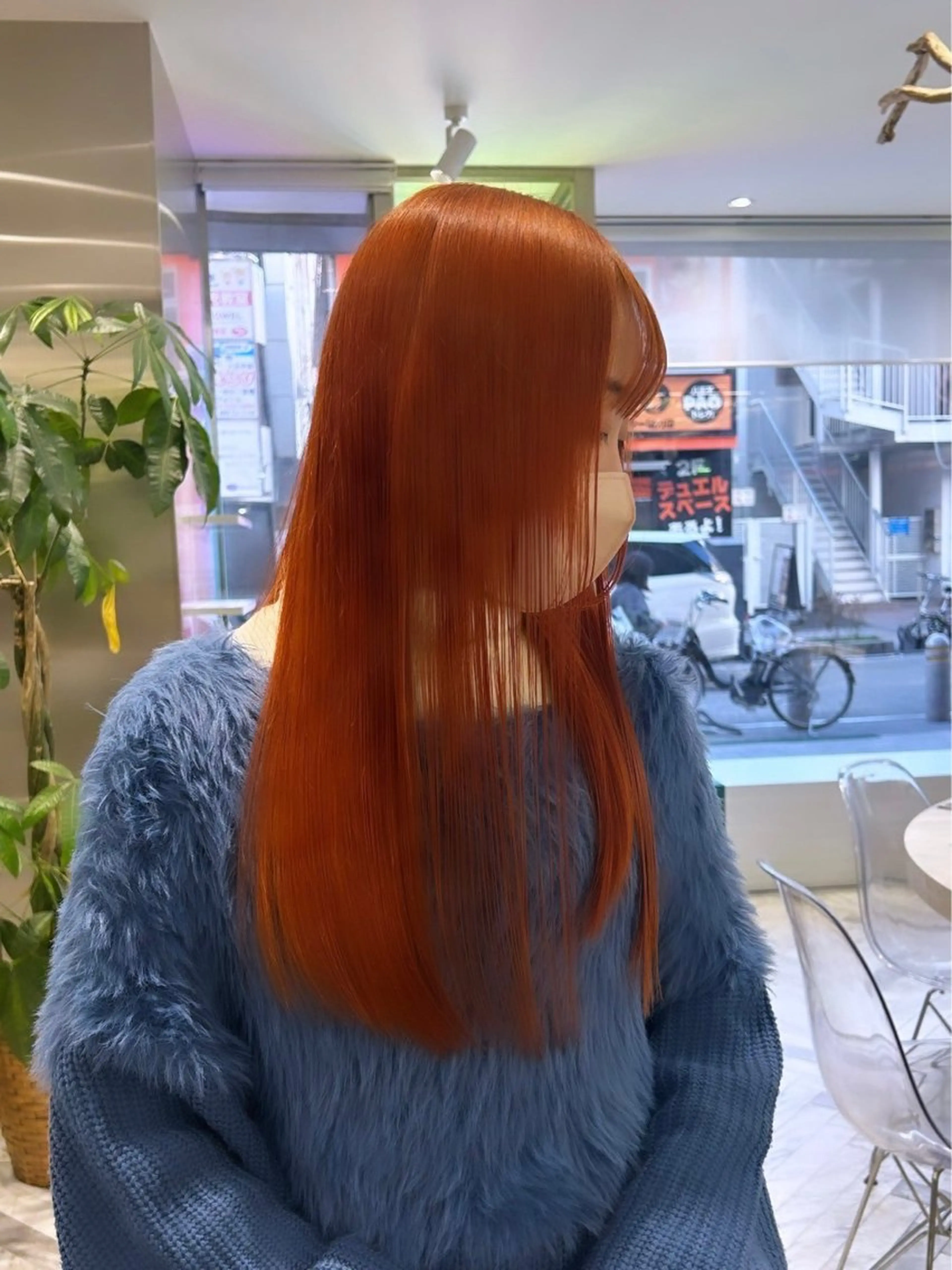 セミロング カラー セミロングパーマ バレイヤージュ ブリーチ ケアブリーチ ダブルカラー ヘアカラー シャドウパーマ/ ルーズパーマ/メンズのヘアスタイル