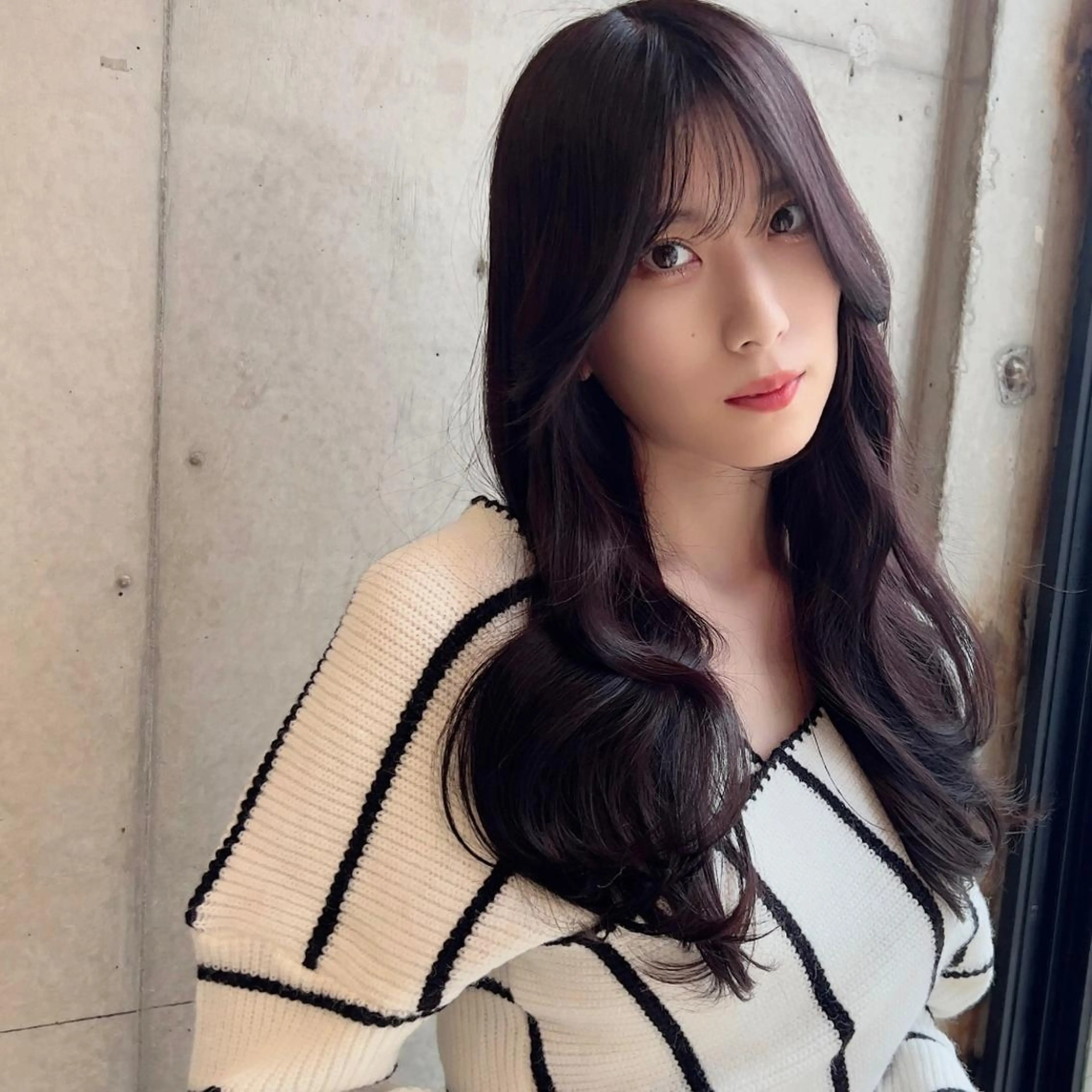 ロング カラー イルミナカラー 髪質改善 韓国風ヘア レイヤーカット ロング ✨縮毛矯正/髪質改善 錦糸町/松坂拓馬のヘアスタイル