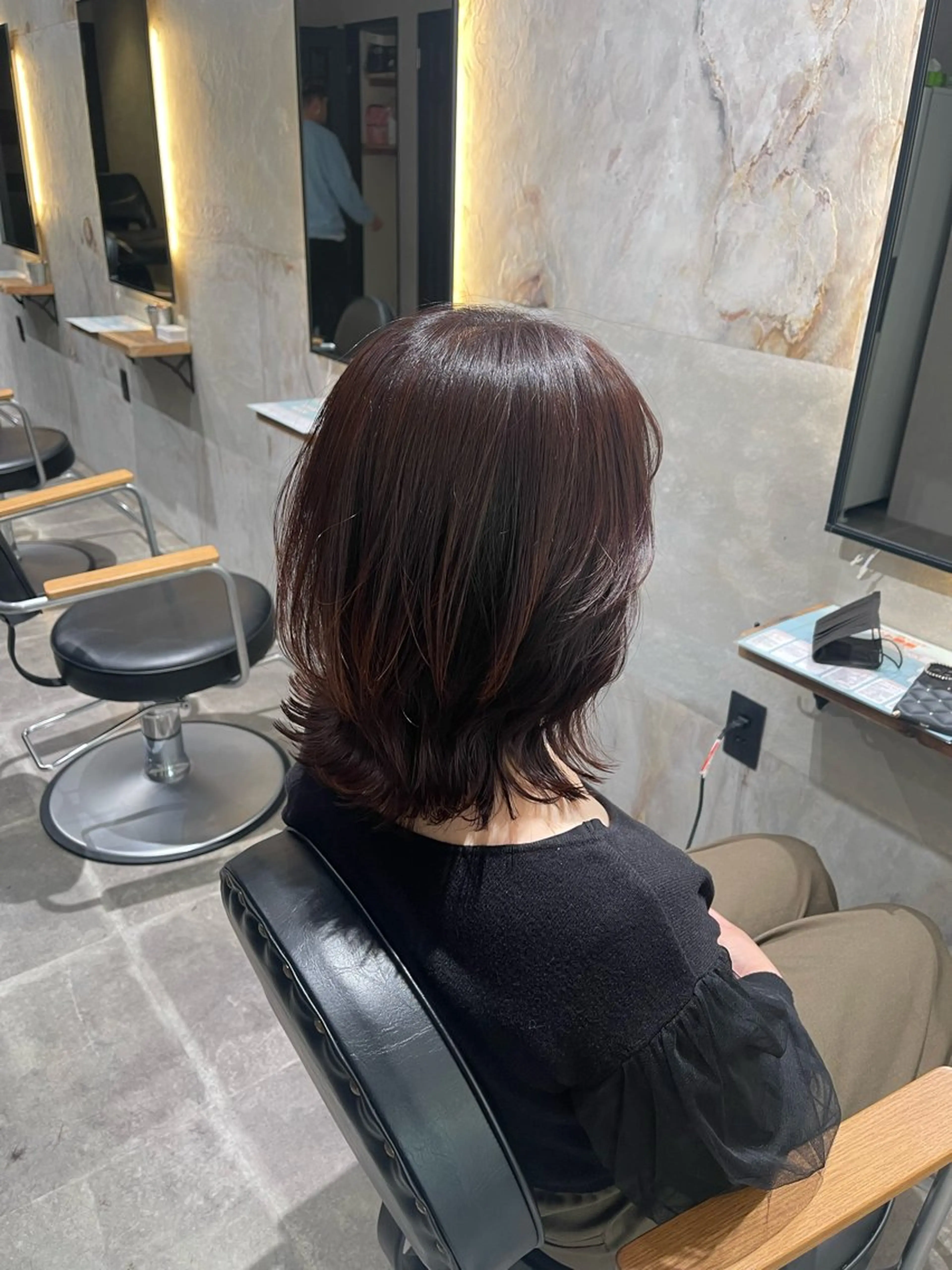 ミディアム Lafith 大分／ ヨッシーのヘアスタイル