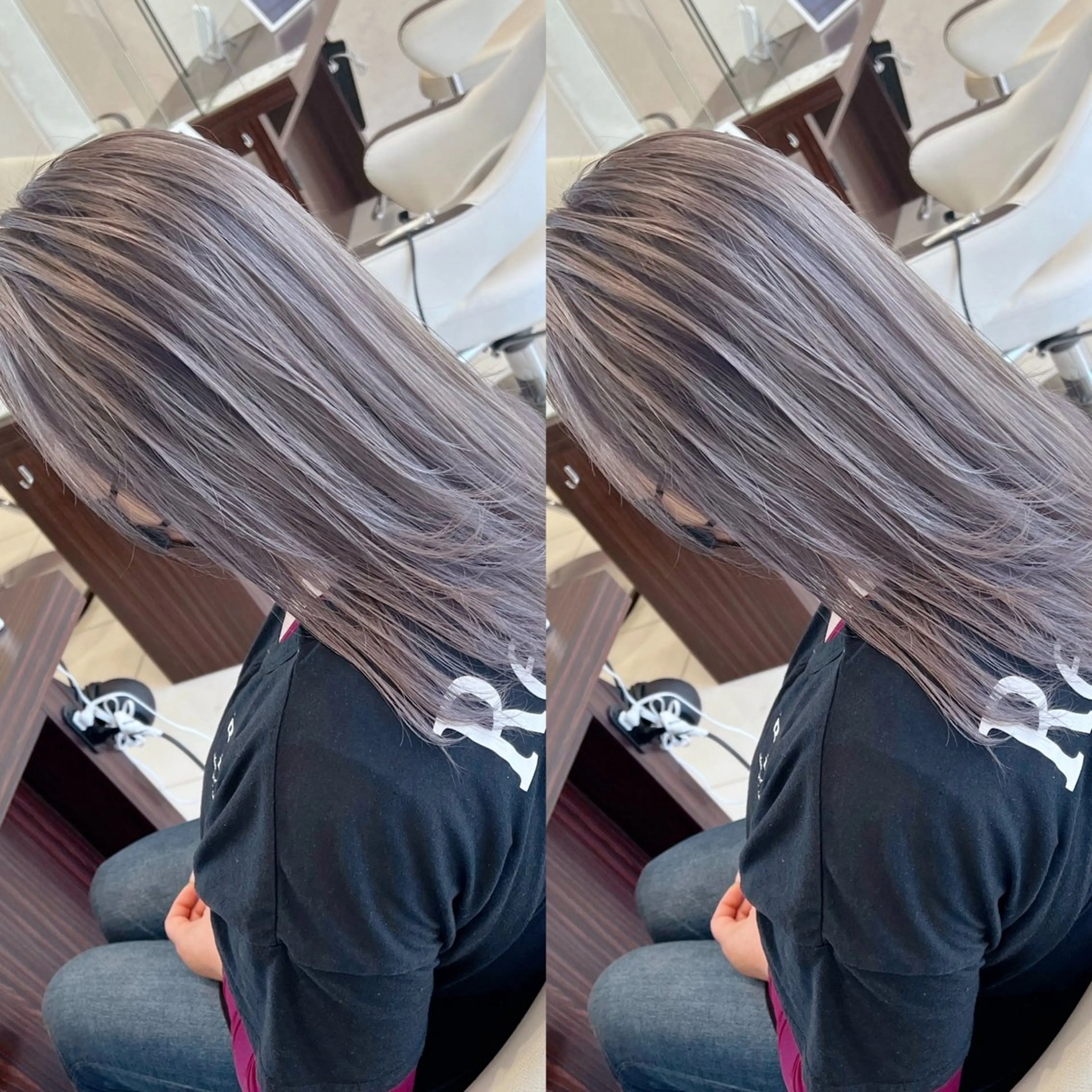 カラー earth甲府昭和店 東 允のヘアスタイル