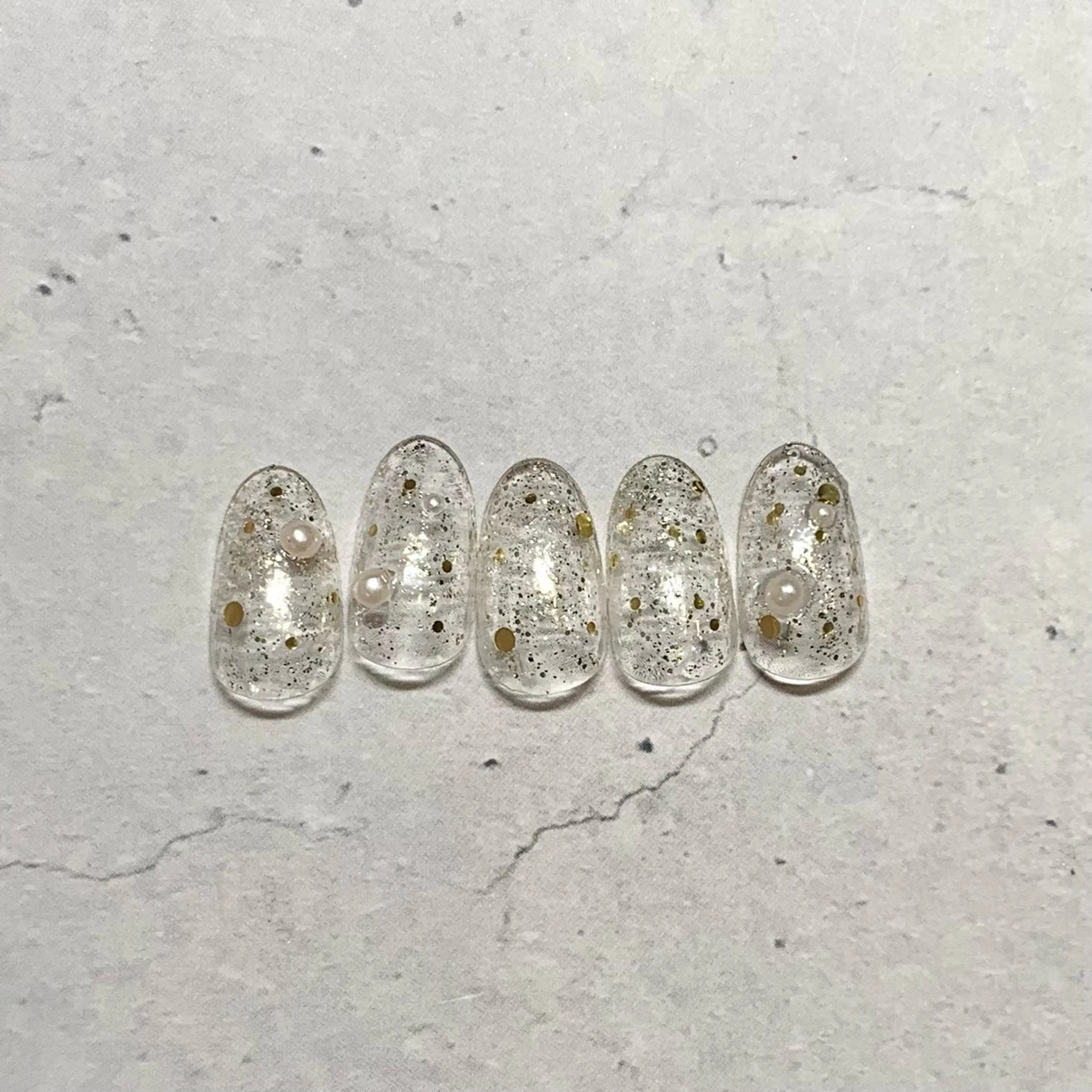 ネイル クリアネイル ハンドネイル chika .のネイルデザイン