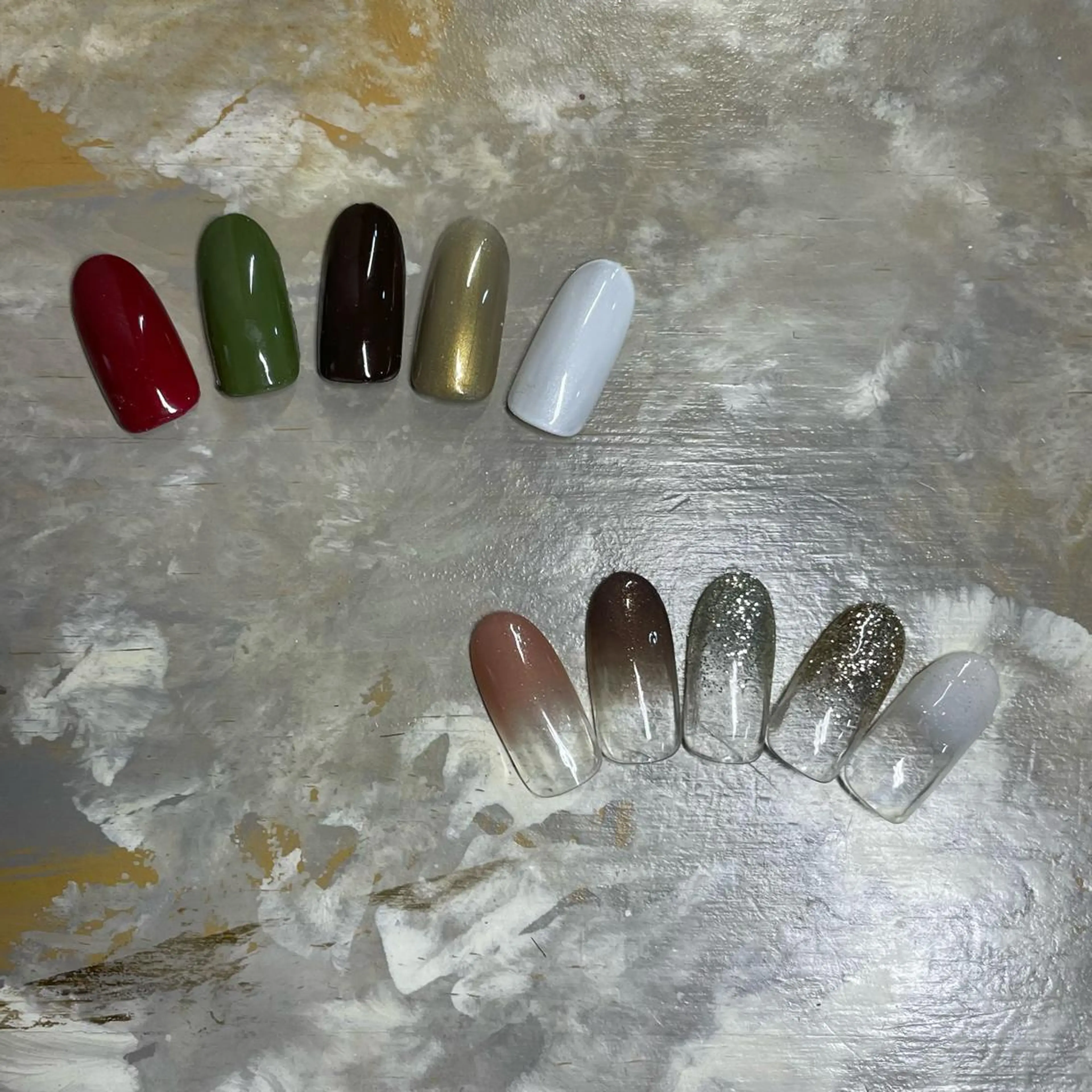 ネイル グラデーション ワンカラーネイル SOL　nail イマナカのネイルデザイン