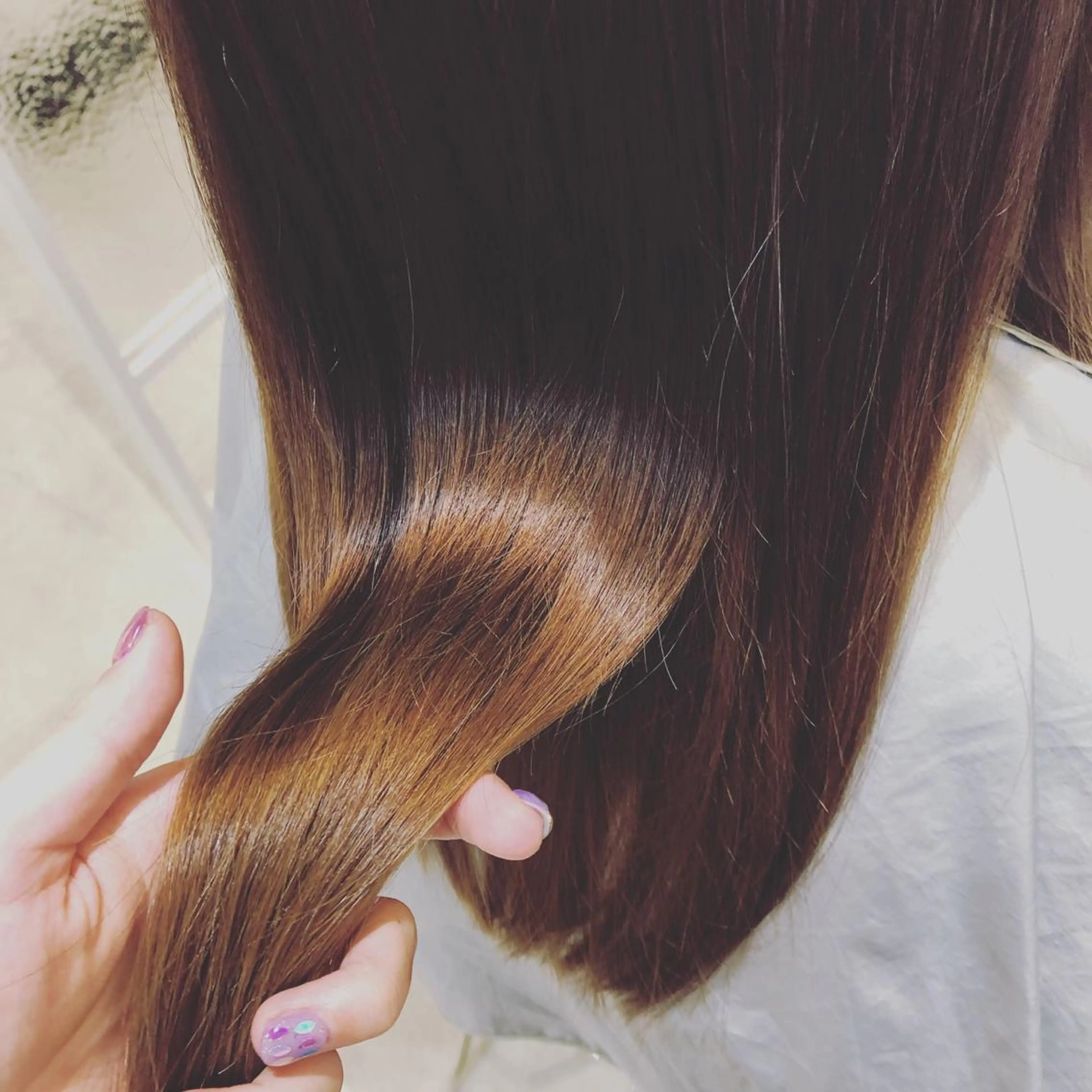 カラー イルミナカラー u-chambord ユーシャンボールのヘアスタイル