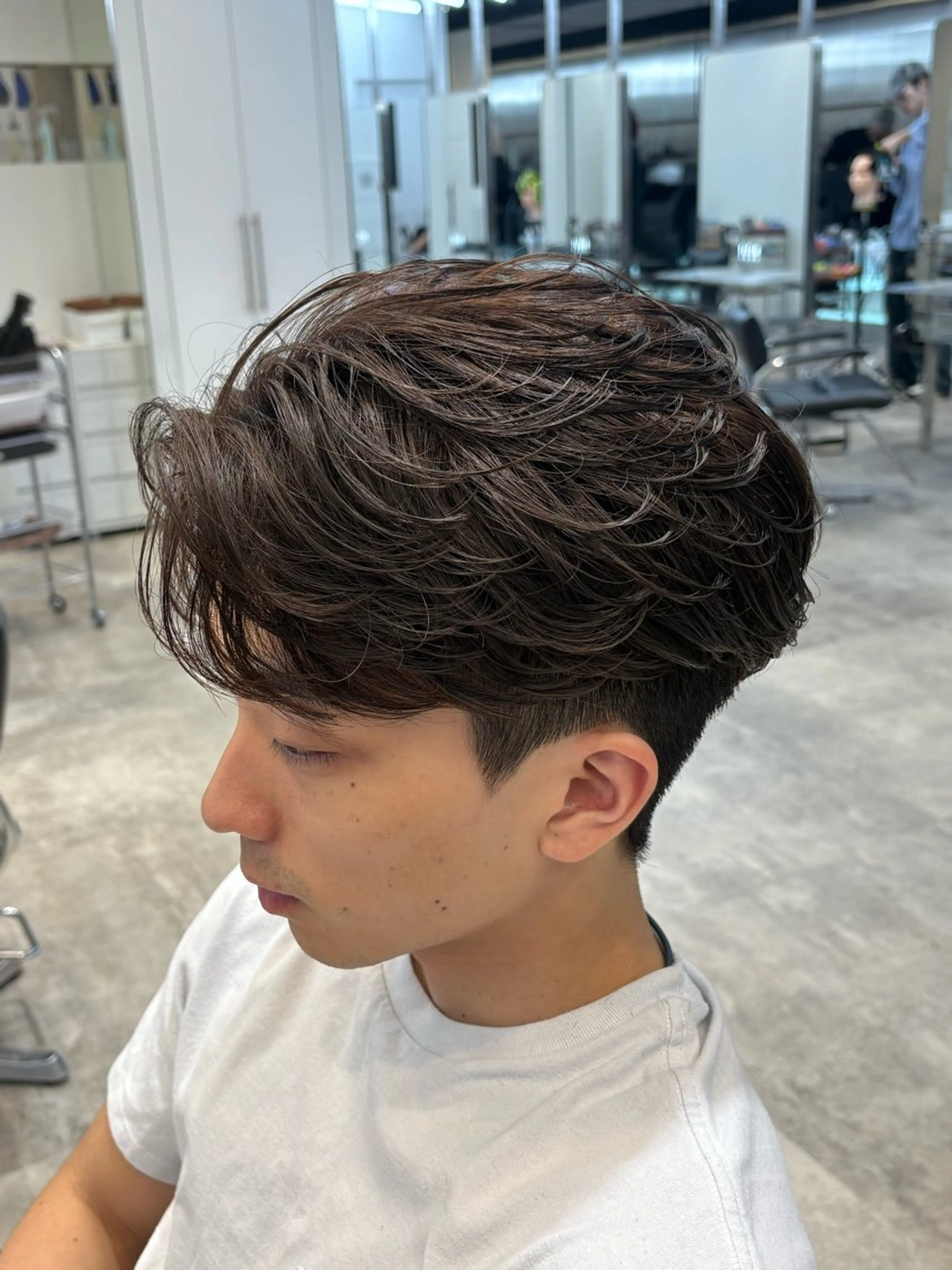 パーマ メンズ カット パーマ fifth 武正 琉生のヘアスタイル