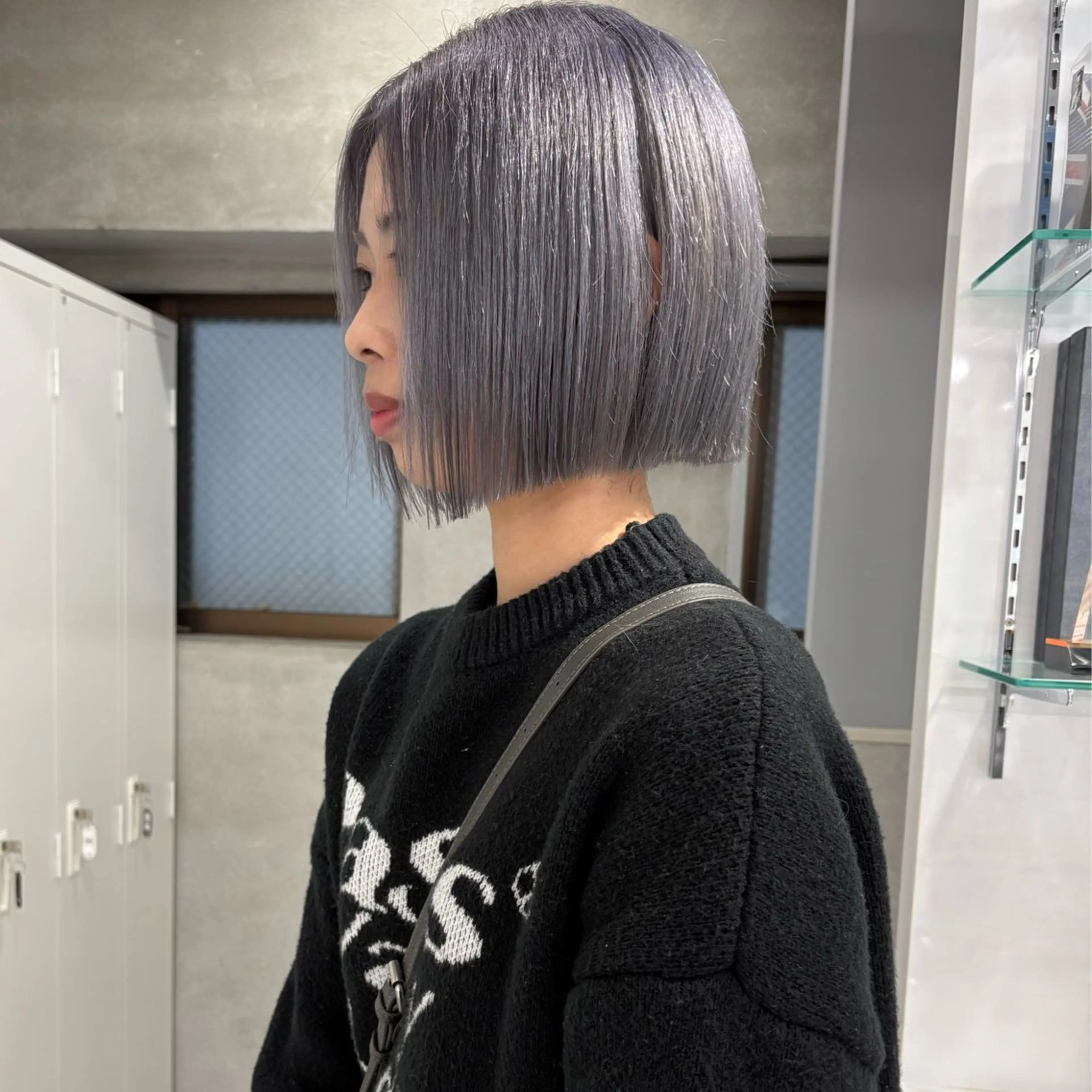 ショート カラー ブリーチ ハイトーンカラー ボブ ヘアカラー ハイトーン/ボブ /HBL/AYUNAのヘアスタイル