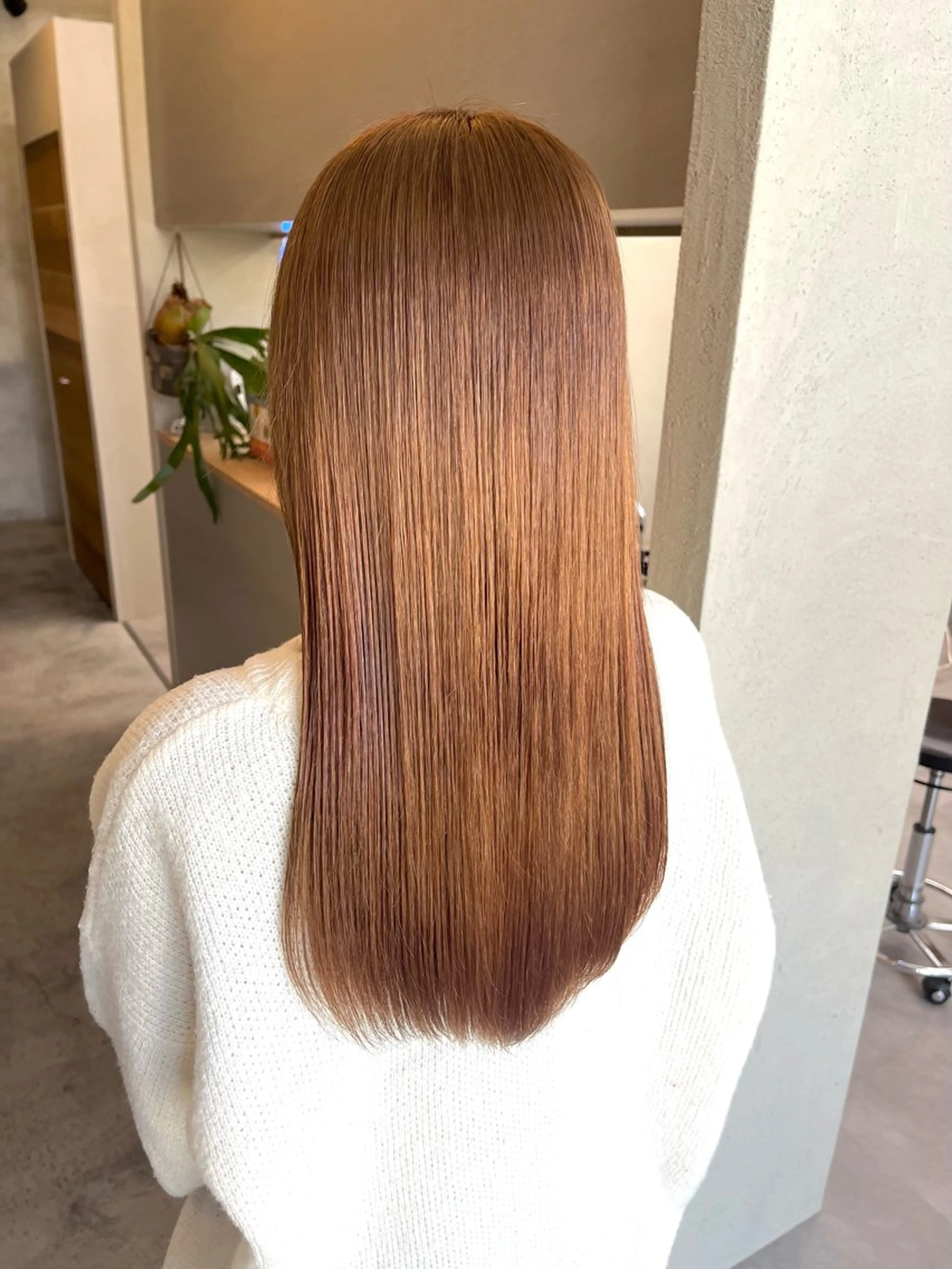 ロング カラー ベージュカラー Yuka /ツヤカラー✨のヘアスタイル