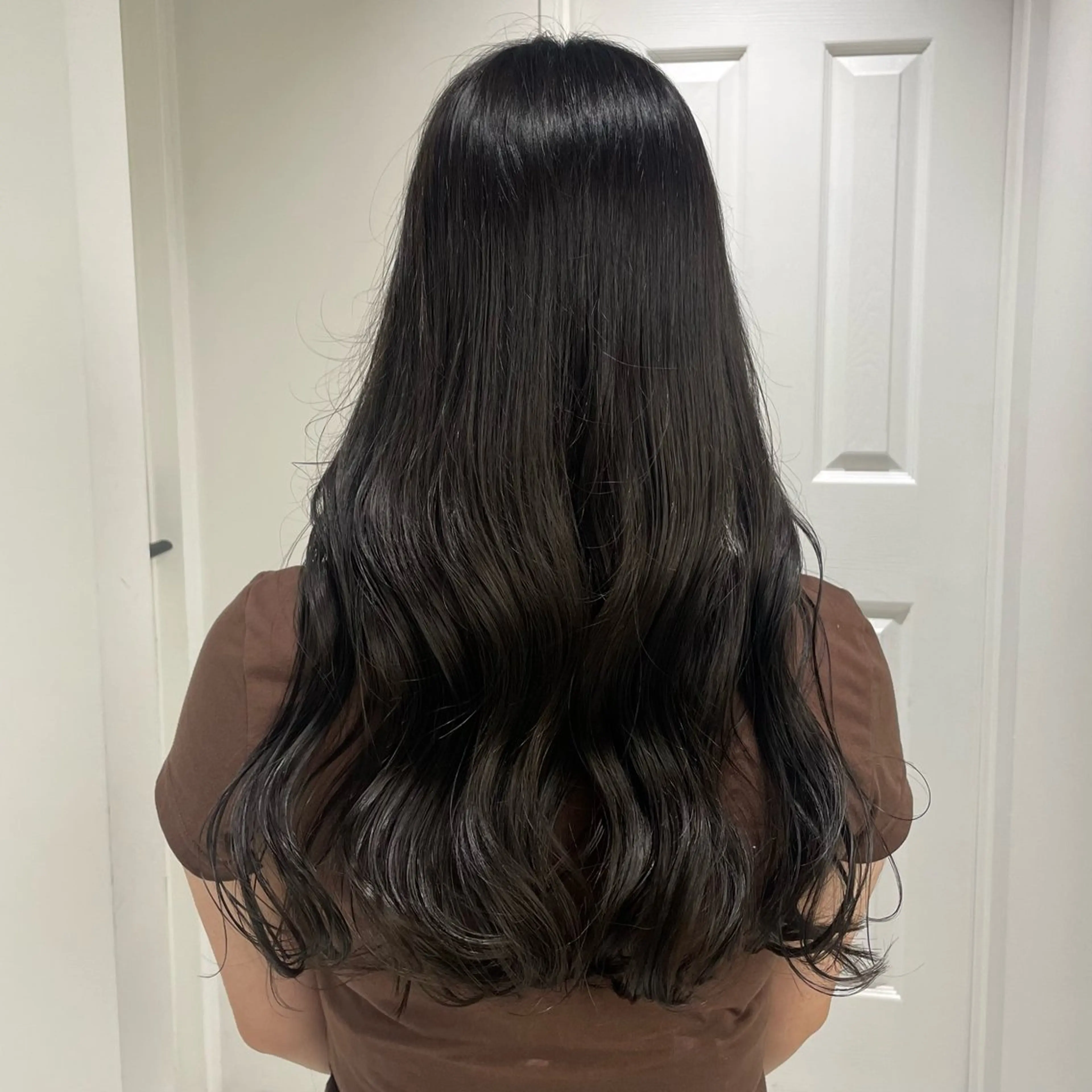 カラー クルミ/ 💕ワンホンネイルのネイルデザイン