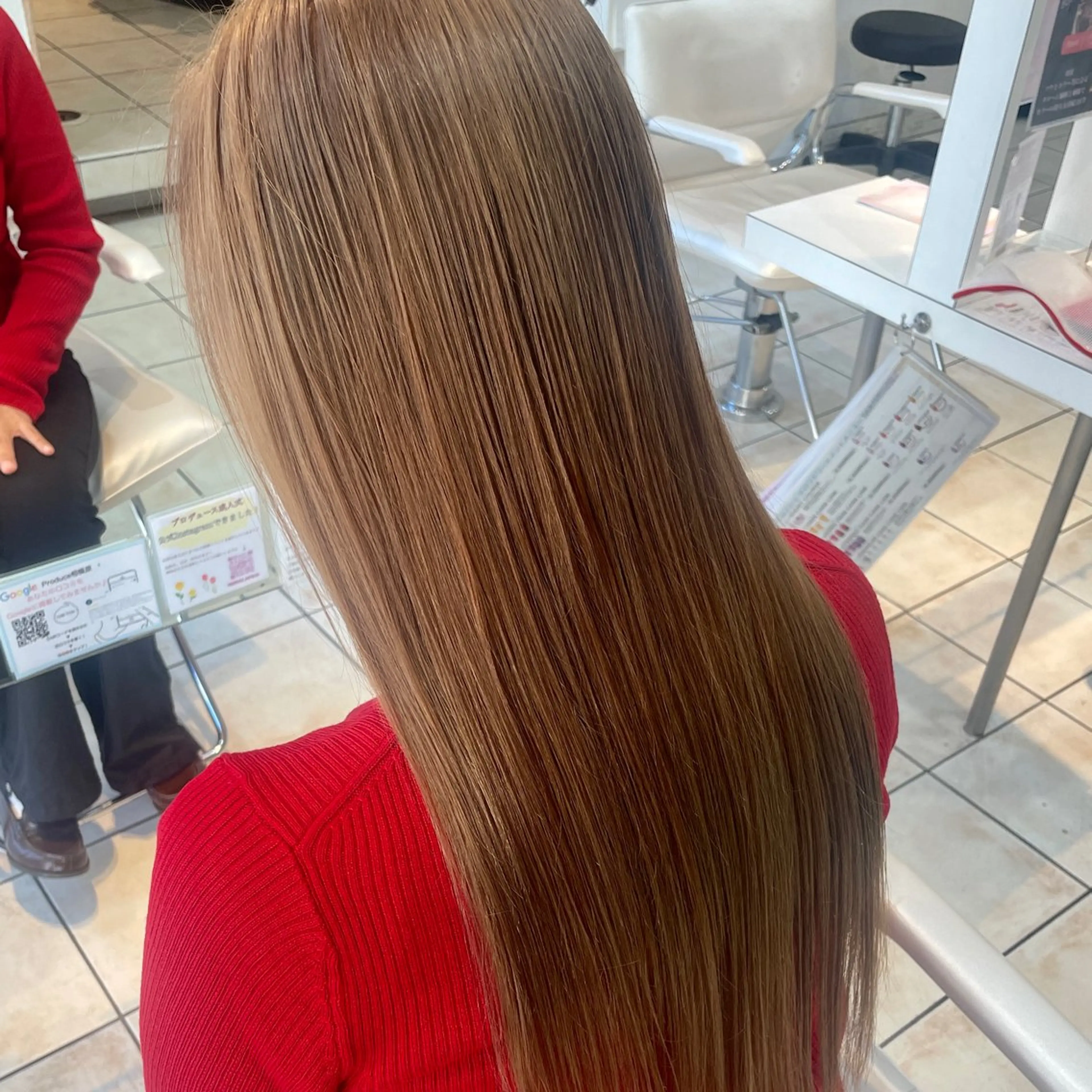 ロング カラー ベージュカラー ブリーチ ブリーチ/ヘアセット 【𝙍𝙞𝙣𝙤】のヘアスタイル