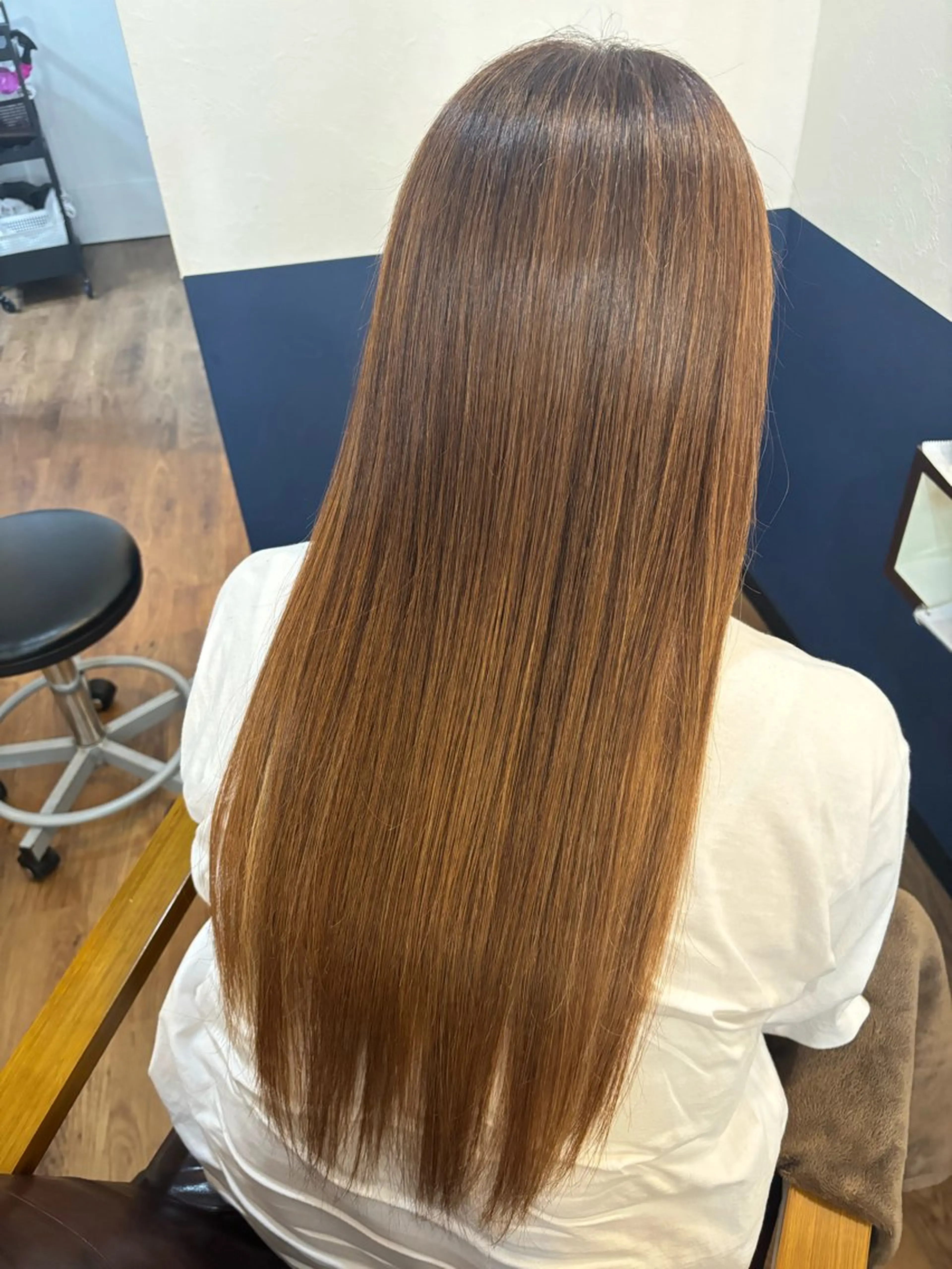 ロング 髪質改善 トリートメント 平田 渚唯のヘアスタイル