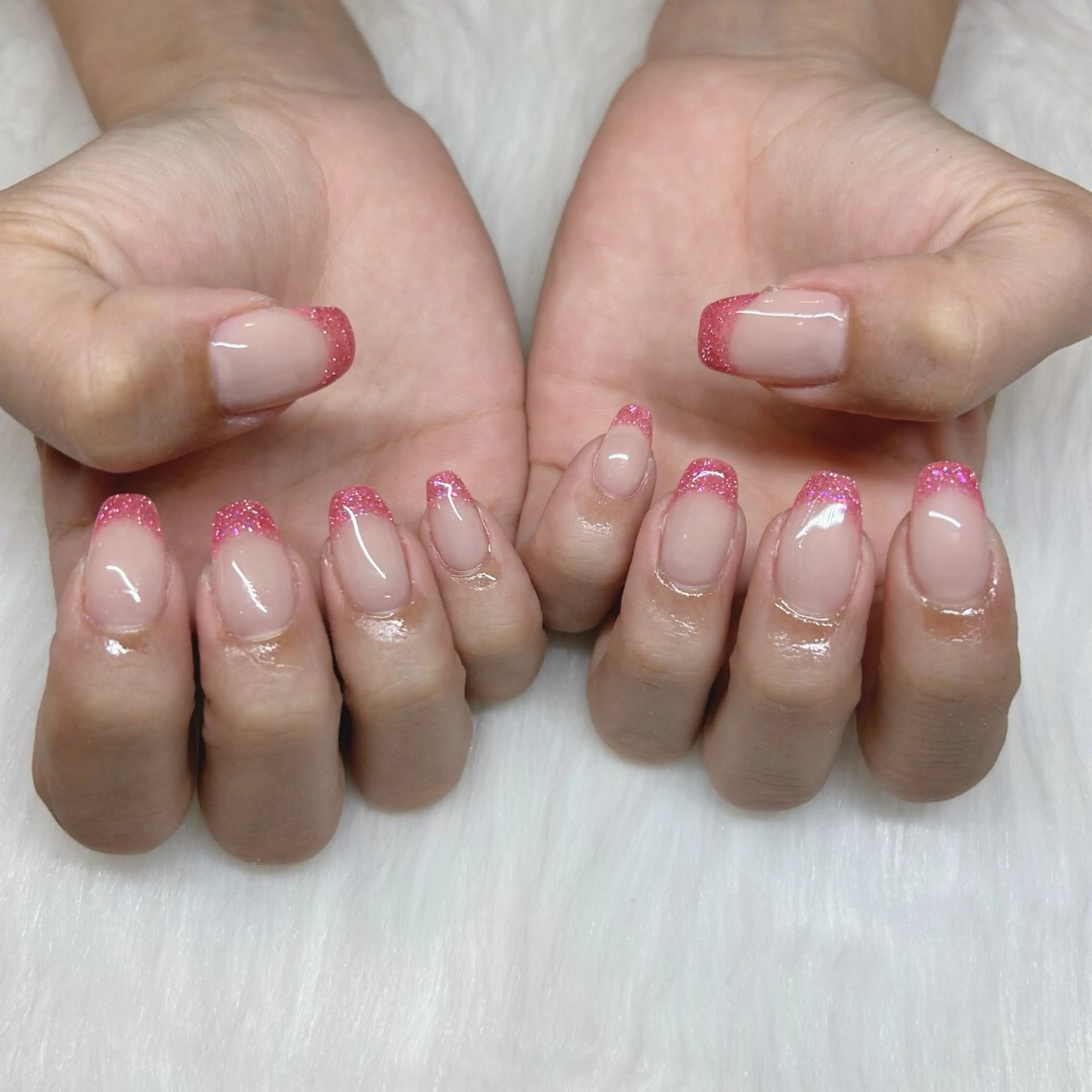 ミディアム ハンドネイル HANA うるののネイルデザイン