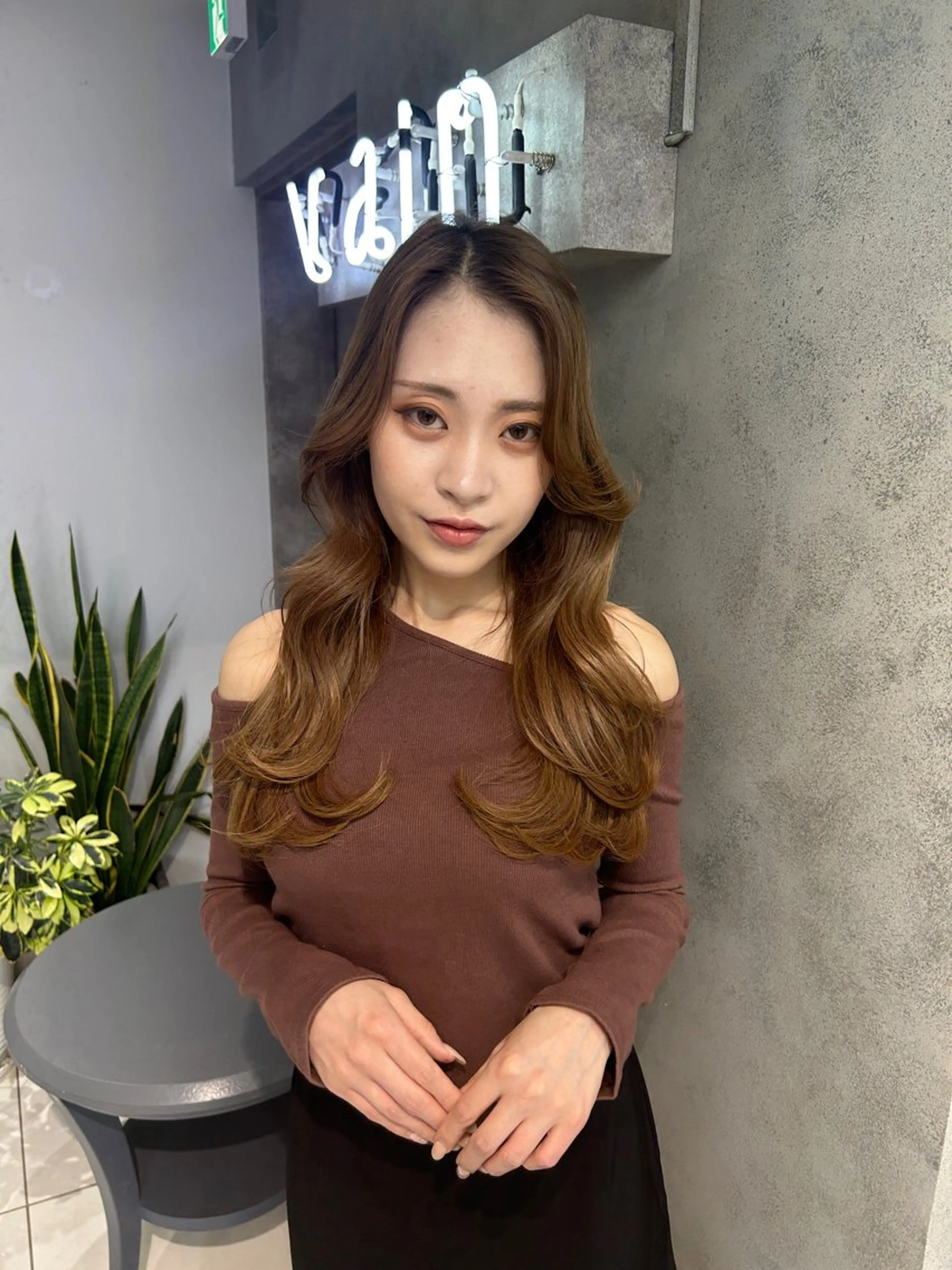 ロング くびれボブレイヤー 渋谷/kougaのヘアスタイル