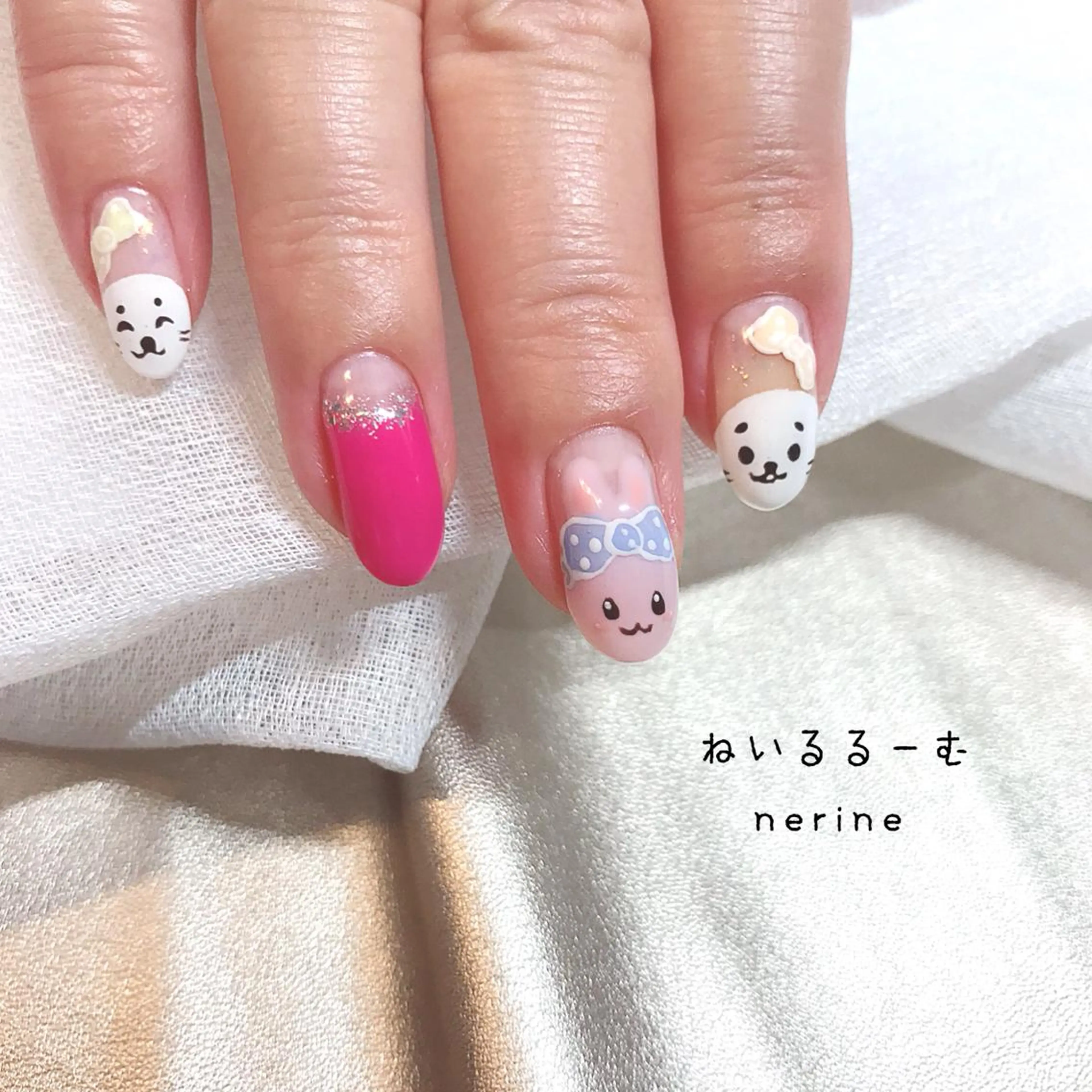 ネイル フットネイル ジェルネイル ニュアンスネイル シンプルネイル ストーンネイル NAILST Naomiのネイルデザイン