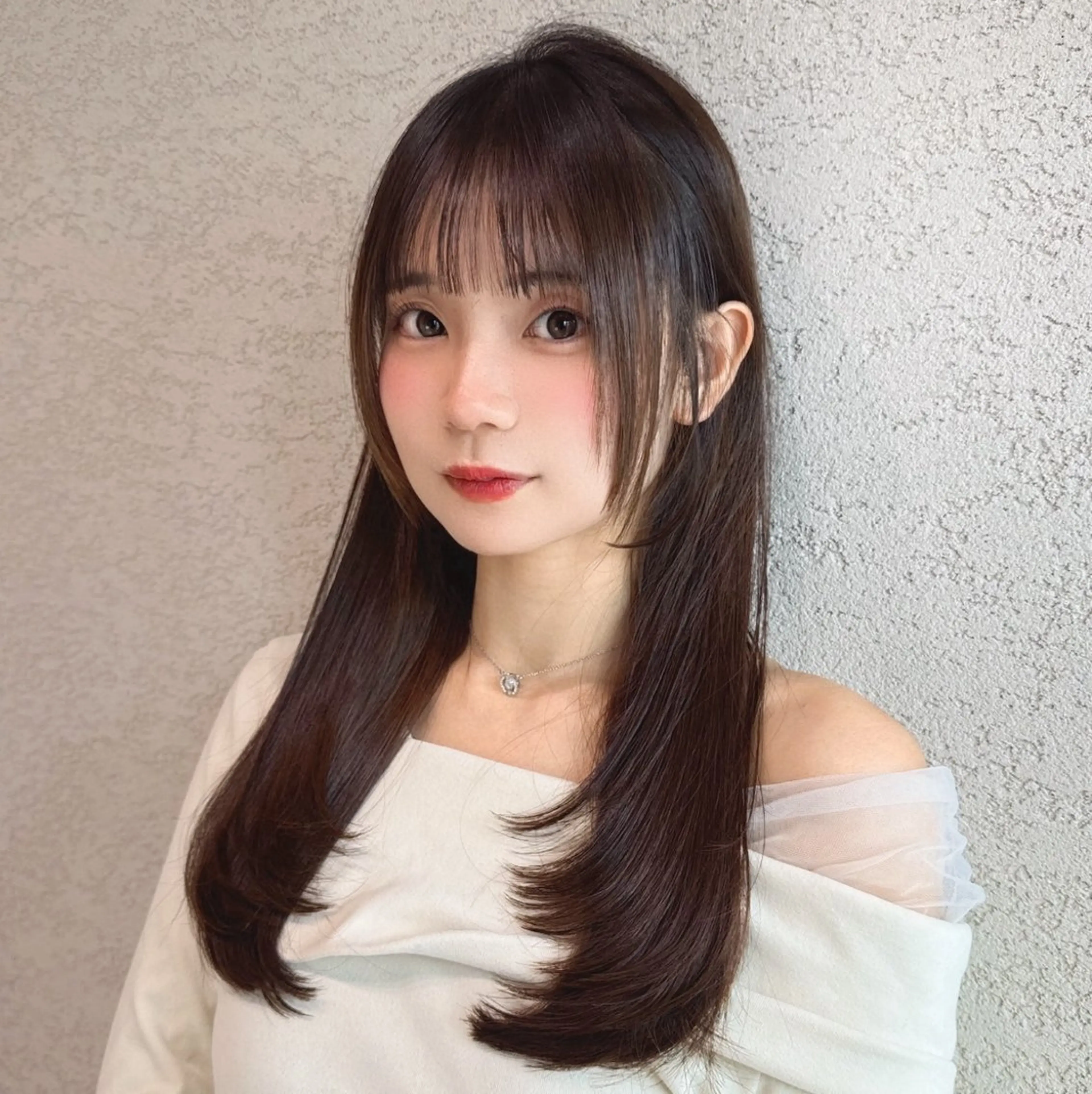 ロング カラー 似合わせカット カット ヘアカラー トリートメント レイヤー/髪質改善 Lond ambreのヘアスタイル