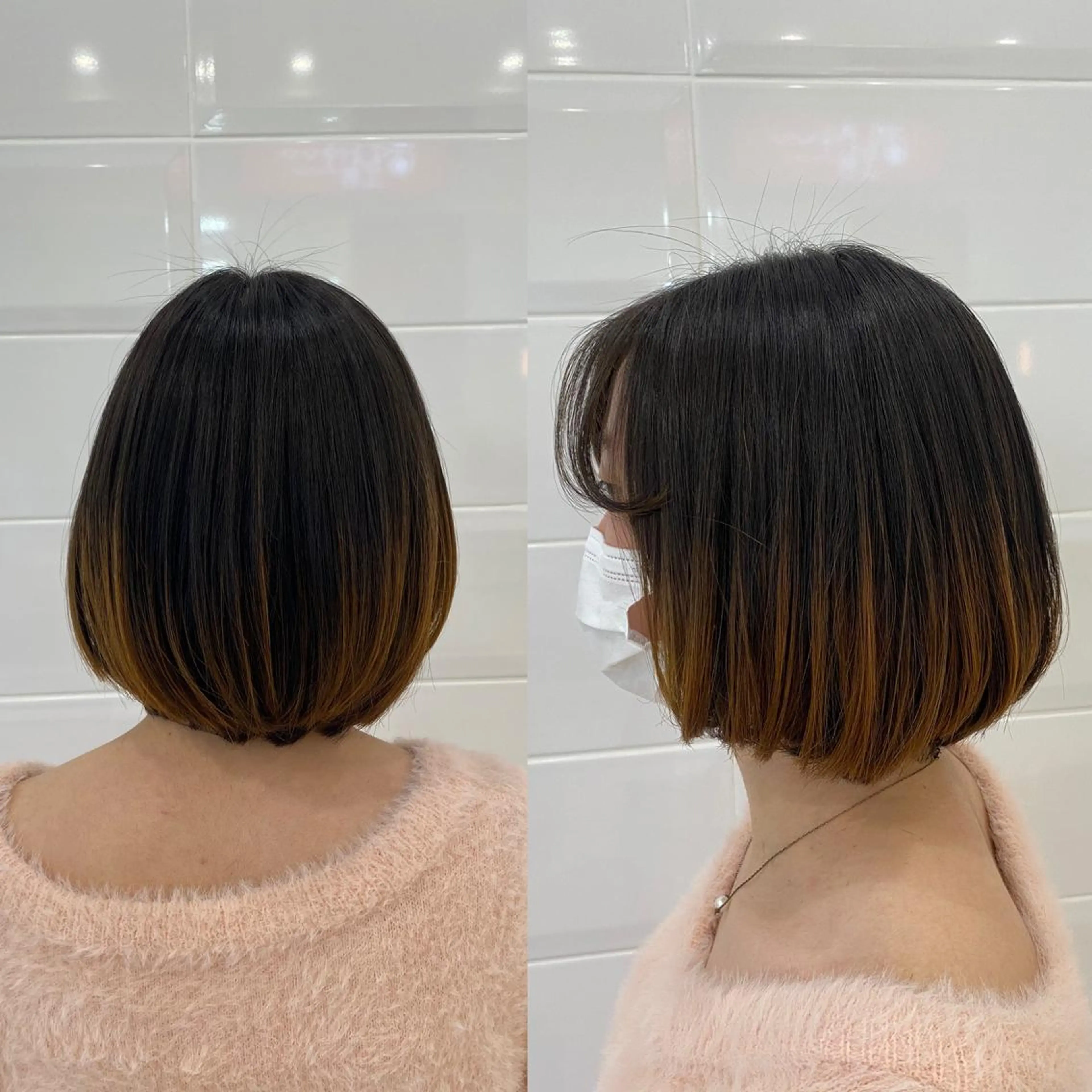 ショート ボブ 竹内 美貴のヘアスタイル