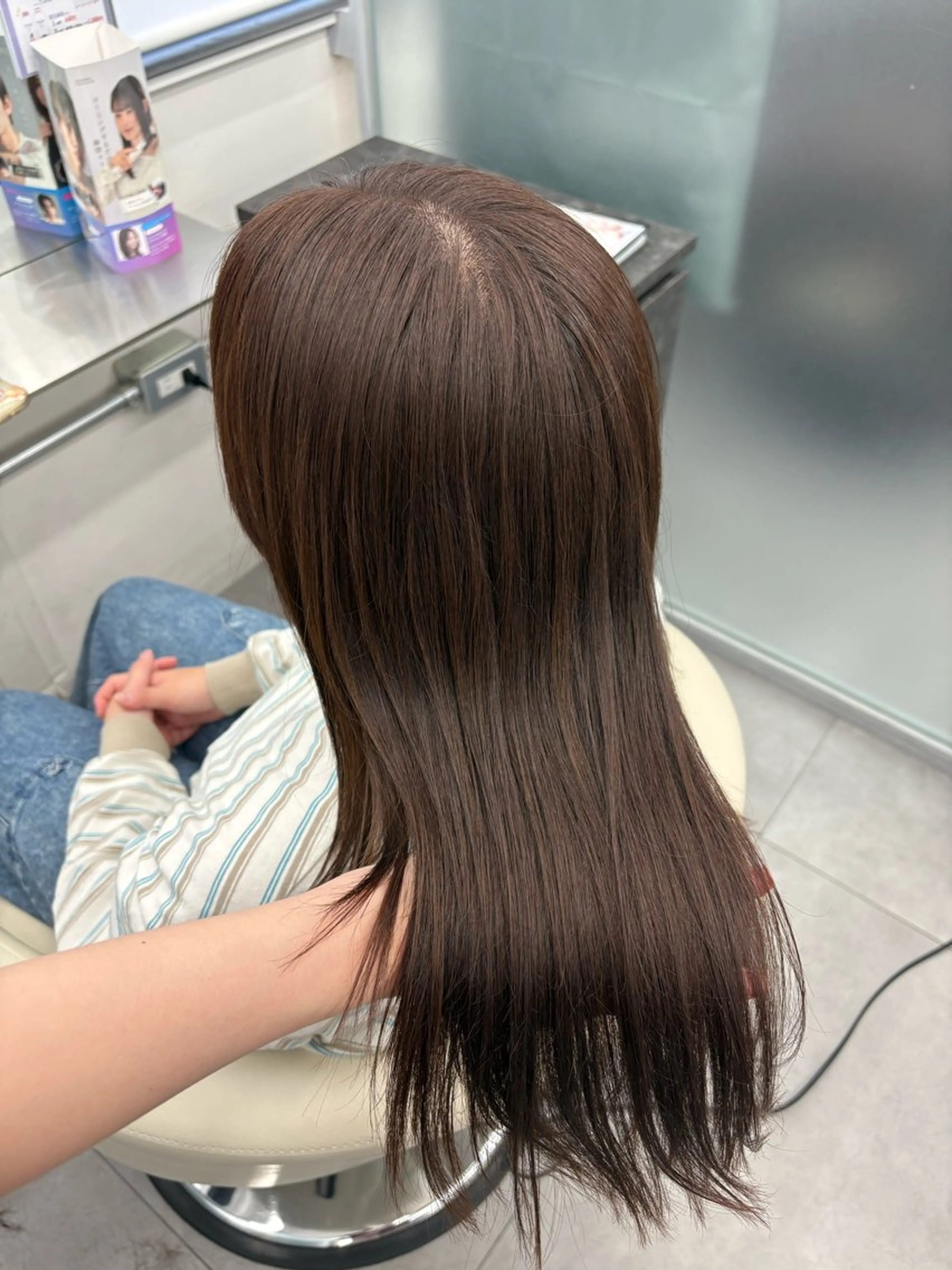 ロング ヘアカラー トレンド甘めガーリー Mizuki☁️🫧のヘアスタイル