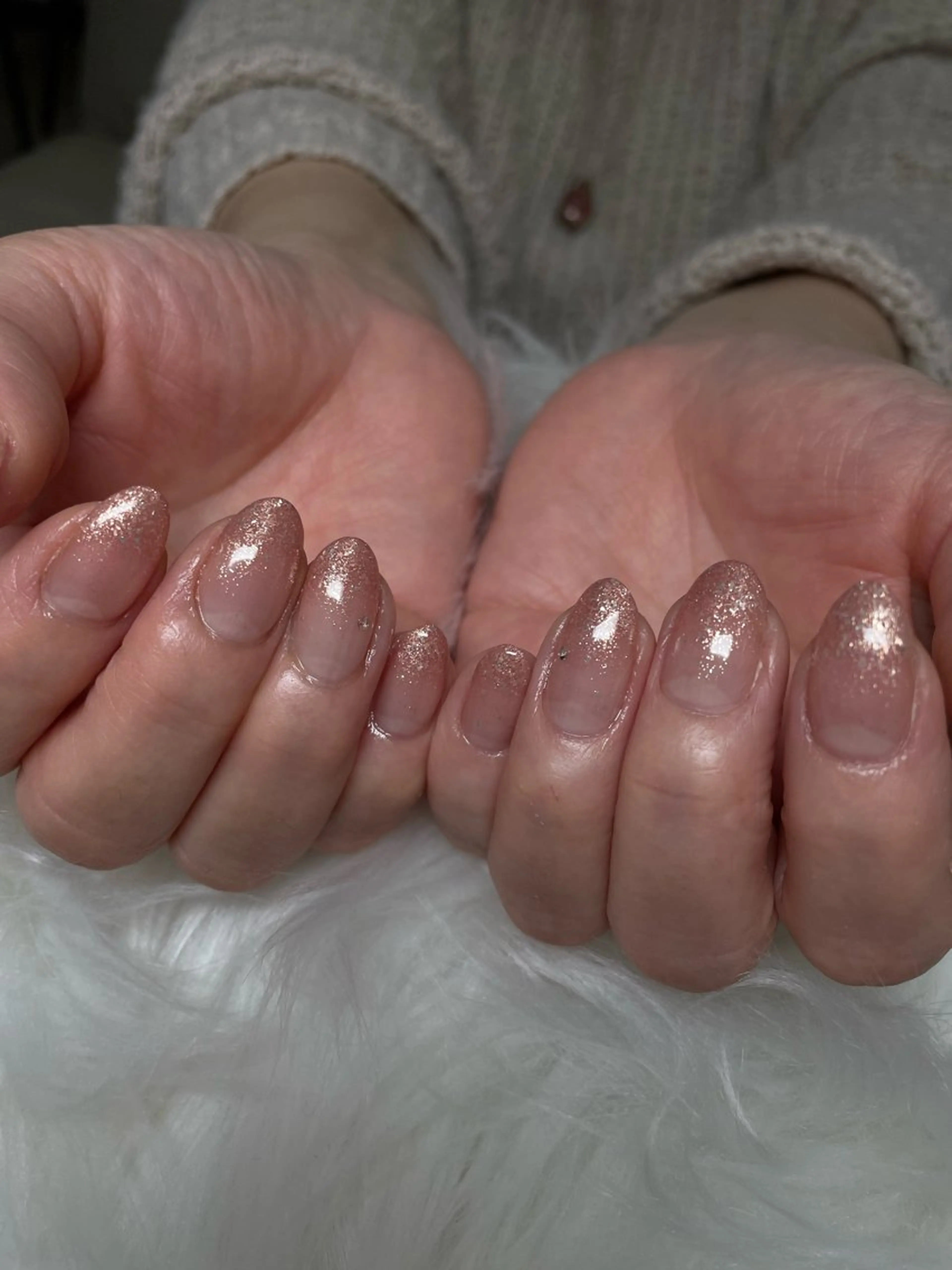 ネイル ピンク ピンクベージュ 春ネイル ハンドネイル with hues所属・with hues AYAのネイルデザイン