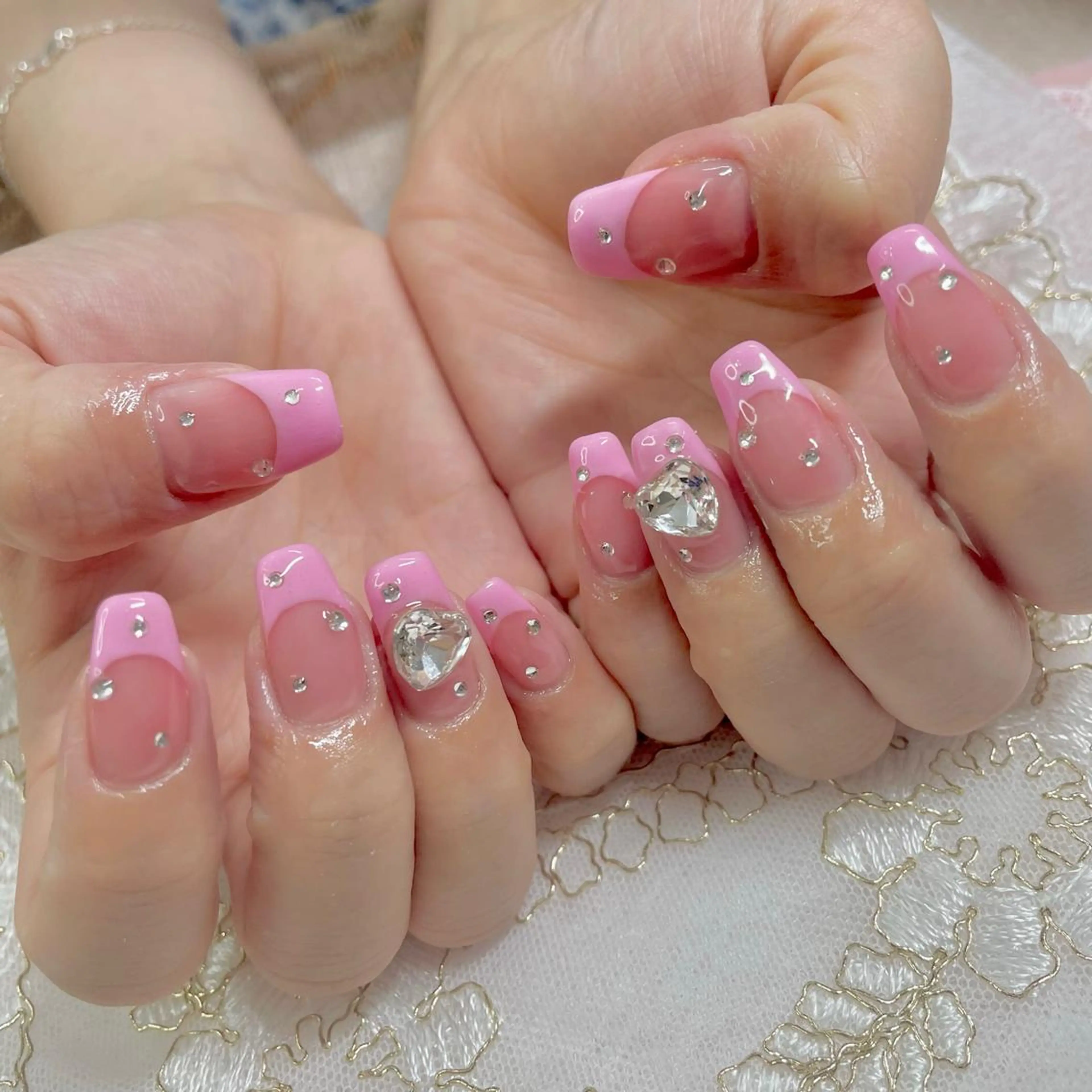 ネイル ジェルネイル ハート J terrace Nailのネイルデザイン