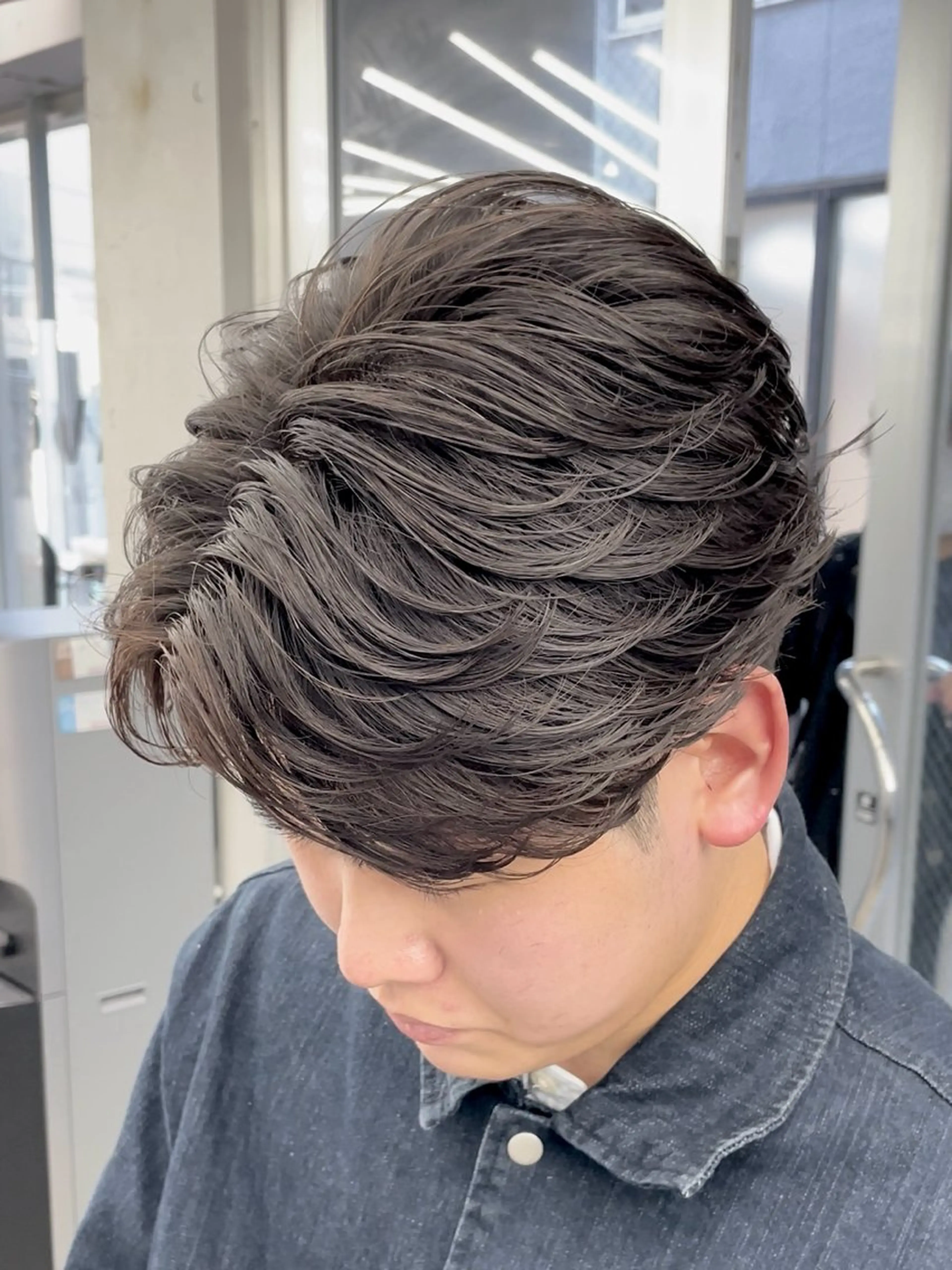 パーマ メンズ フェザーパーマ メンズパーマ カット パーマ トリートメント 🔱OVARL🔱 メンズパーマ/たいがのヘアスタイル